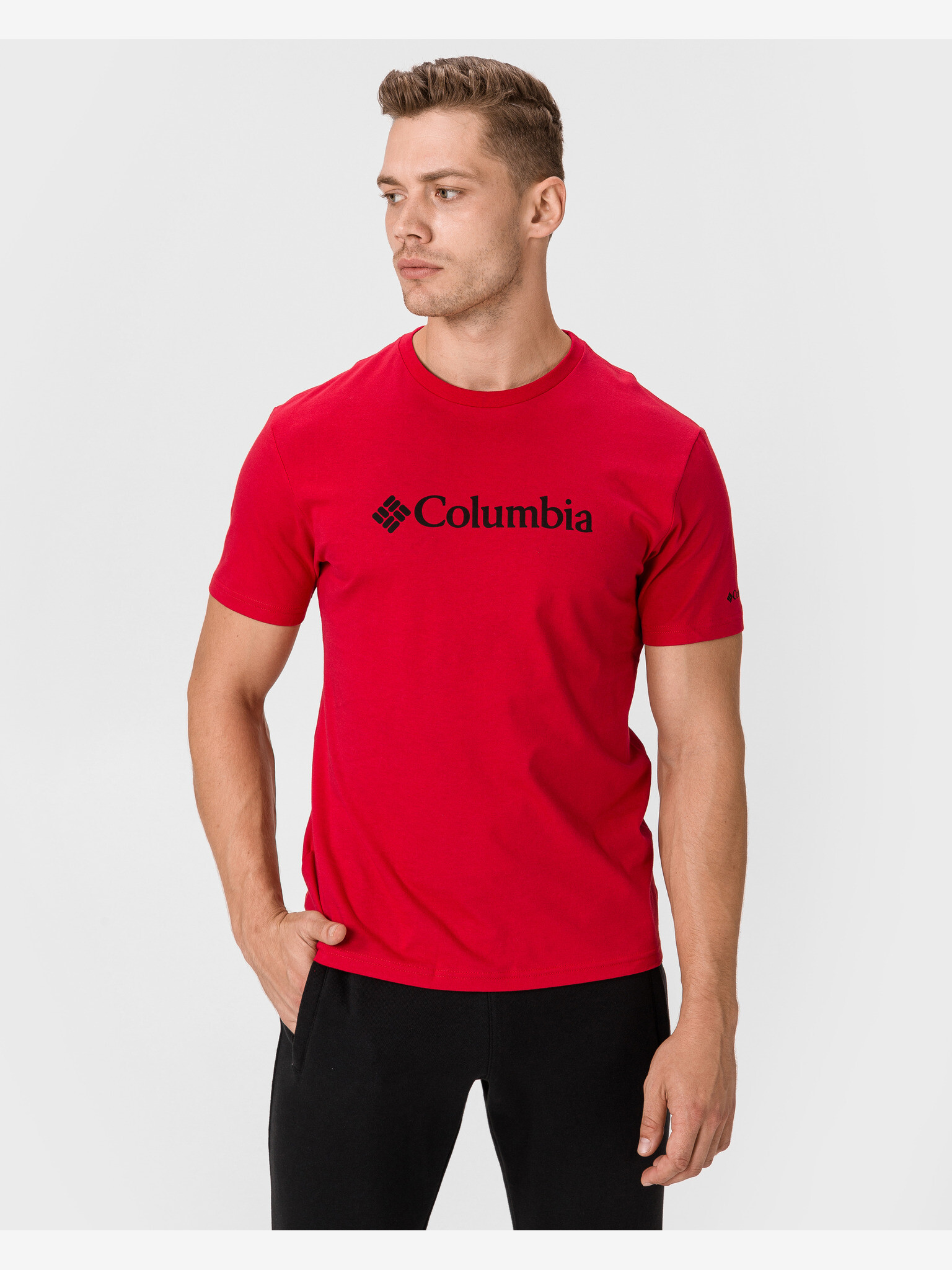 Columbia CSC Basic Logo™ Тениска Cherven - Pepit.bg