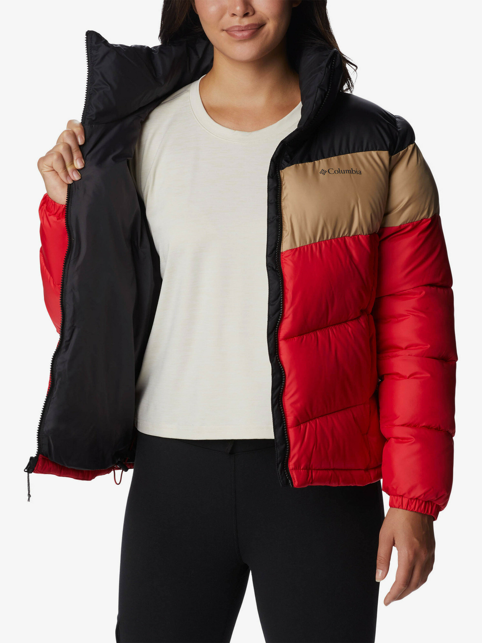 Columbia Puffect Winter jacket Cherven - Pepit.bg