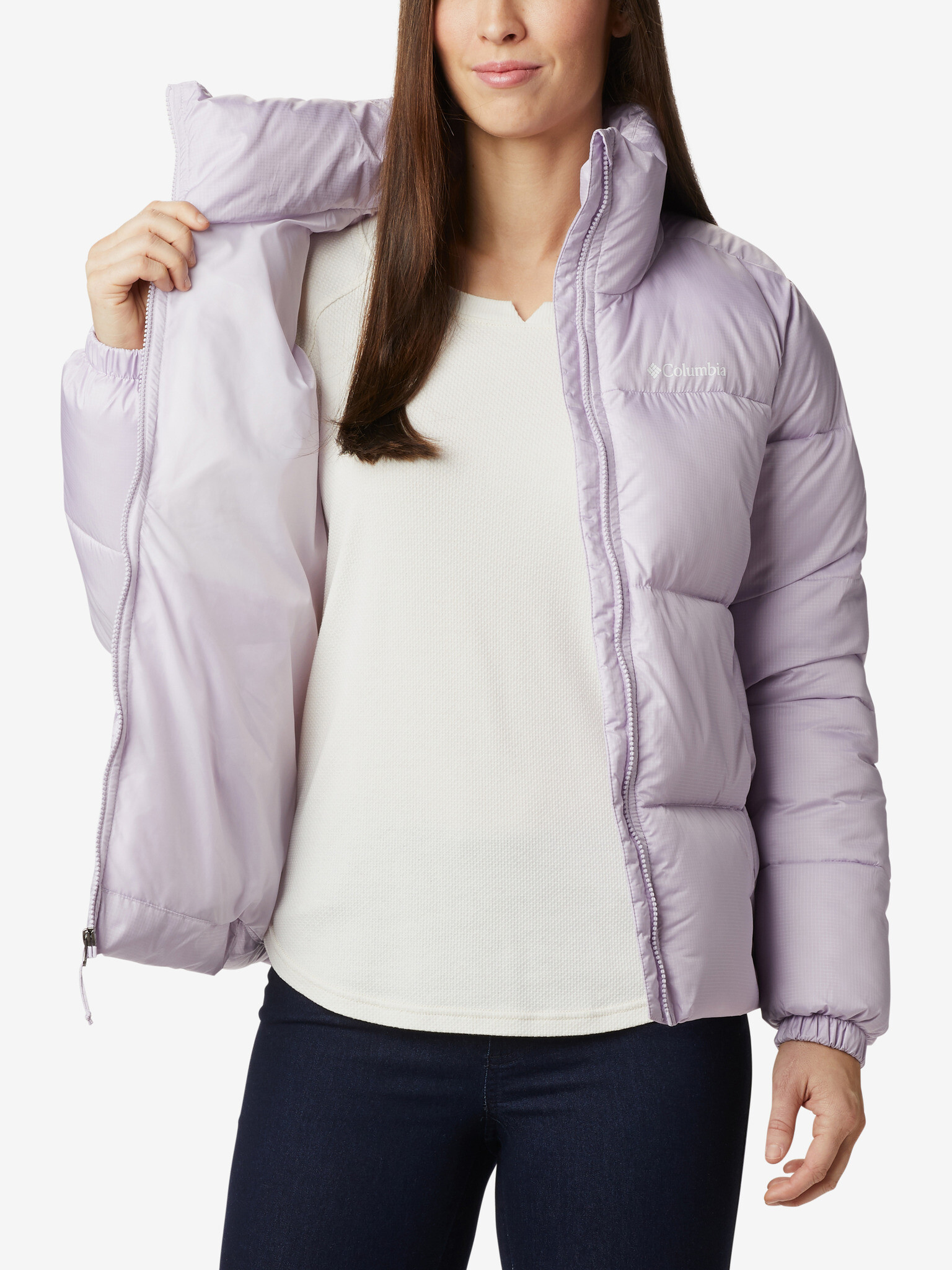 Columbia Puffect Winter jacket Lilav - Pepit.bg