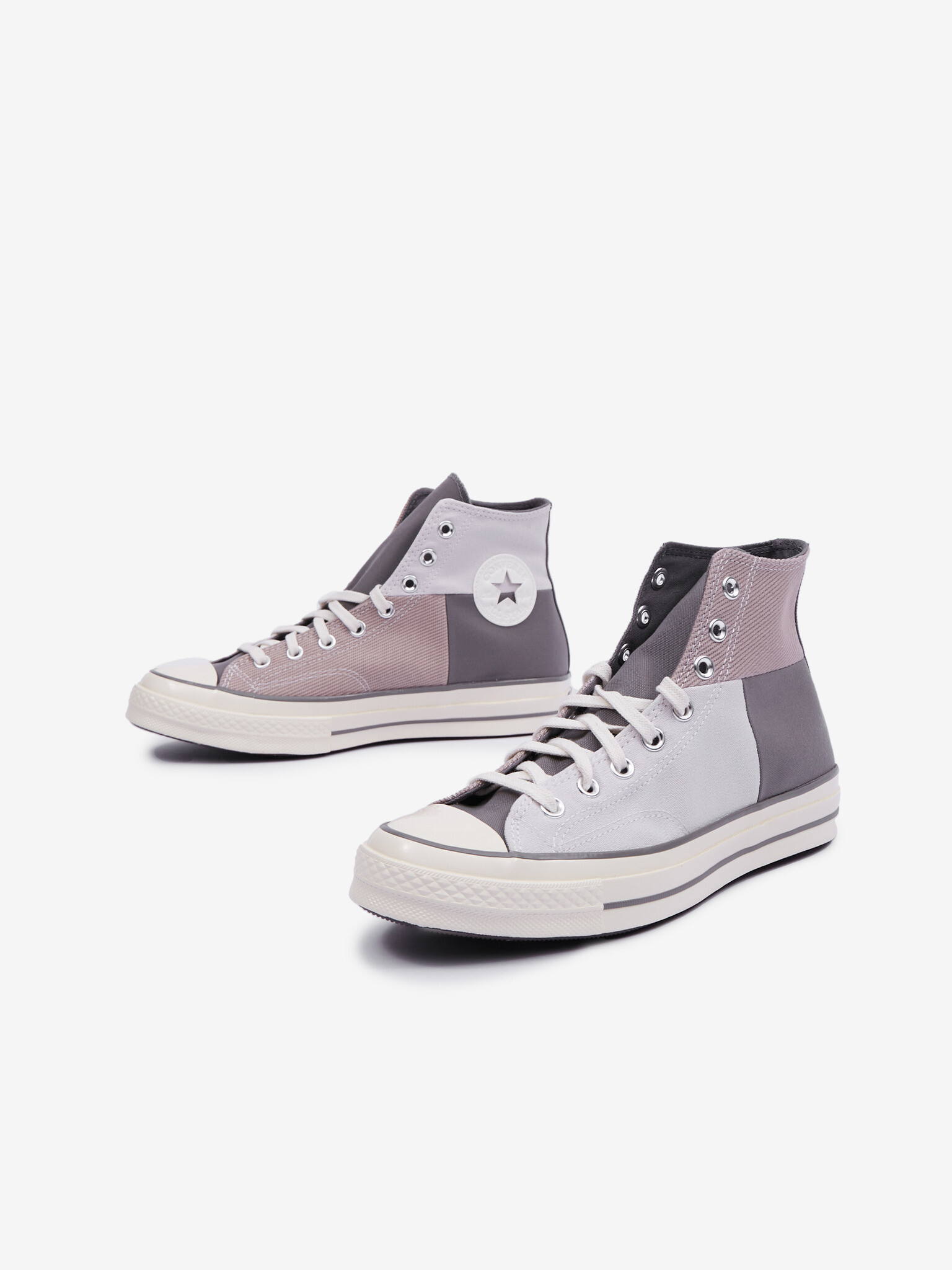 Converse Chuck 70 Crafted Patchwork Спортни обувки Siv - Pepit.bg