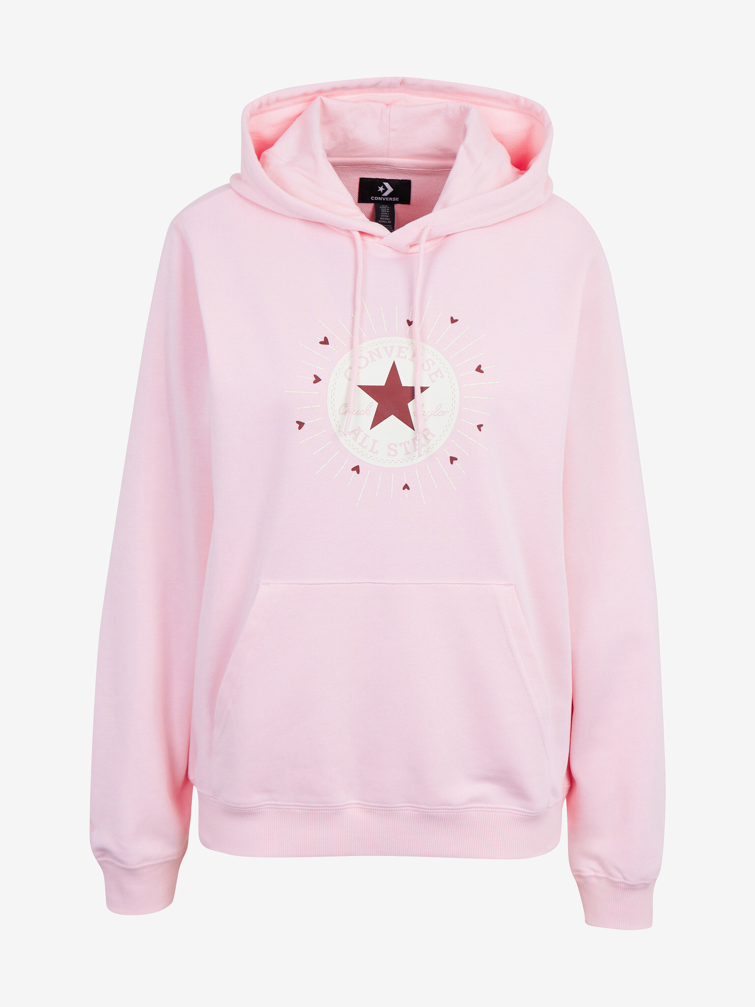 Converse Radiating Love Sweatshirt Rozov - Pepit.bg