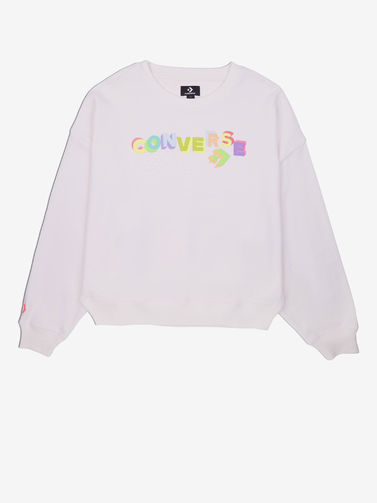 Converse Sweatshirt Byal - Pepit.bg