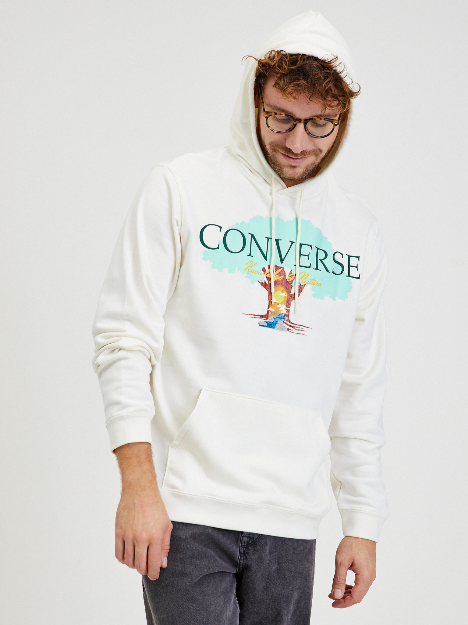 Converse Sweatshirt Byal - Pepit.bg