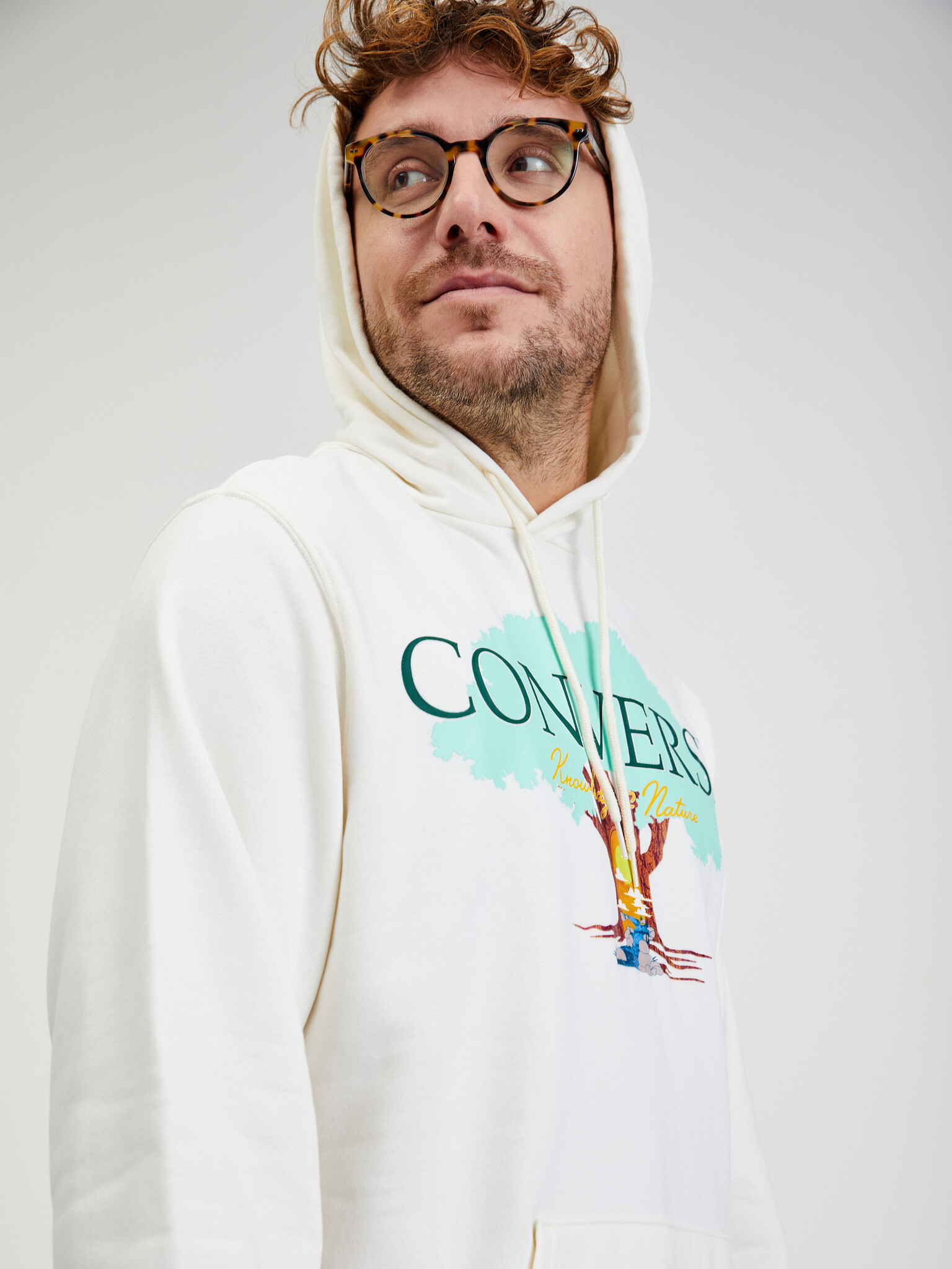 Converse Sweatshirt Byal - Pepit.bg