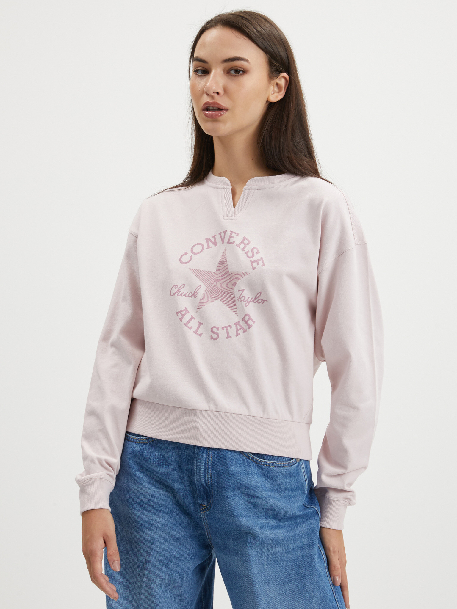 Converse Sweatshirt Rozov - Pepit.bg