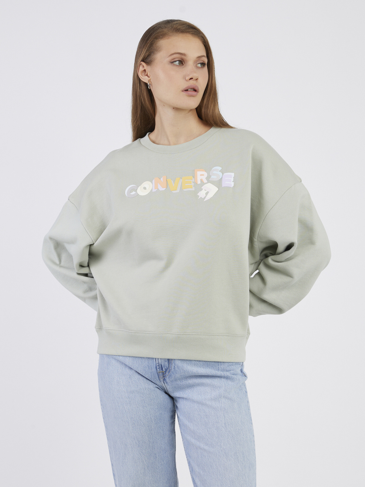 Converse Sweatshirt Zelen - Pepit.bg