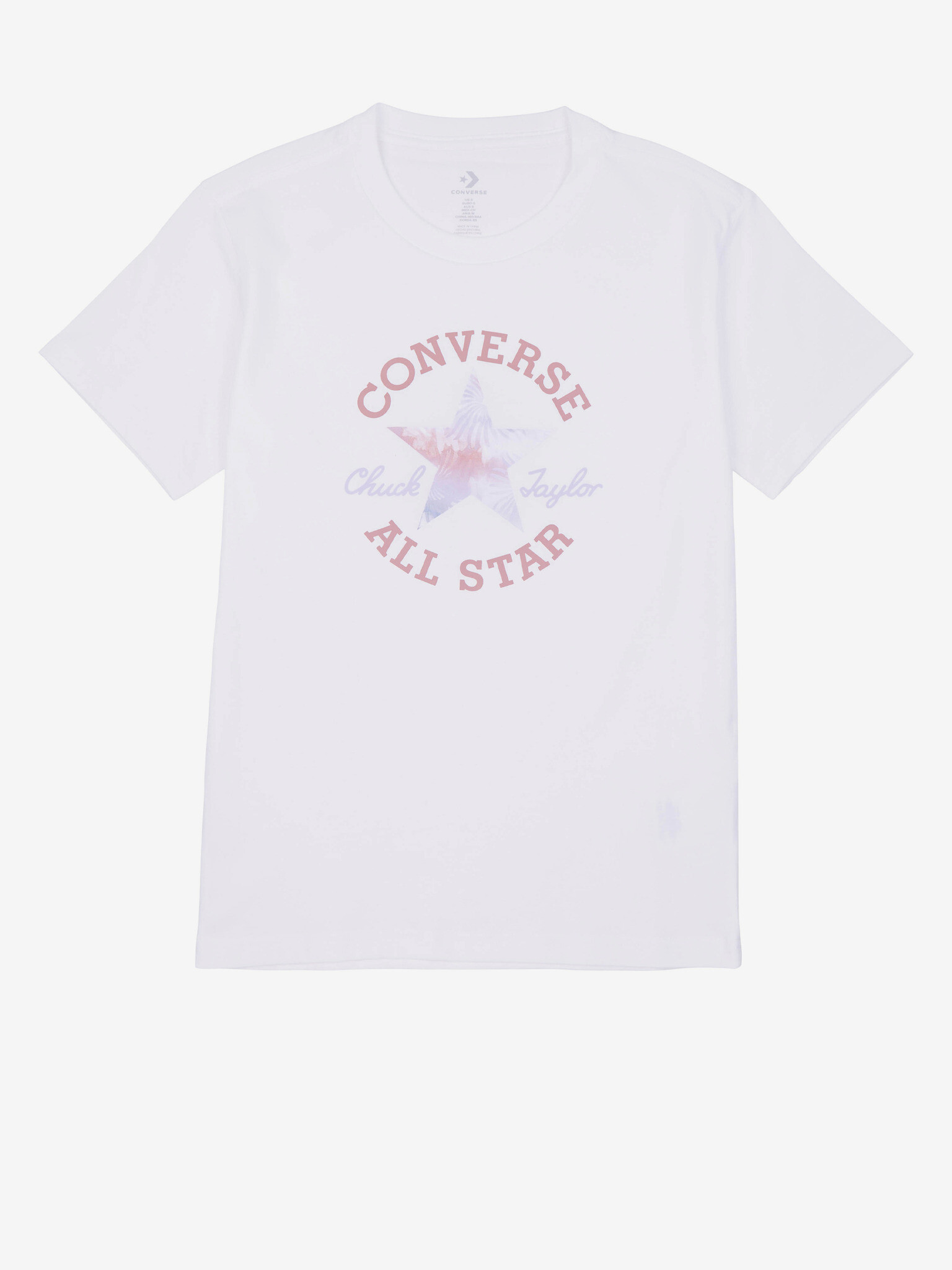 Converse T-shirt Byal - Pepit.bg