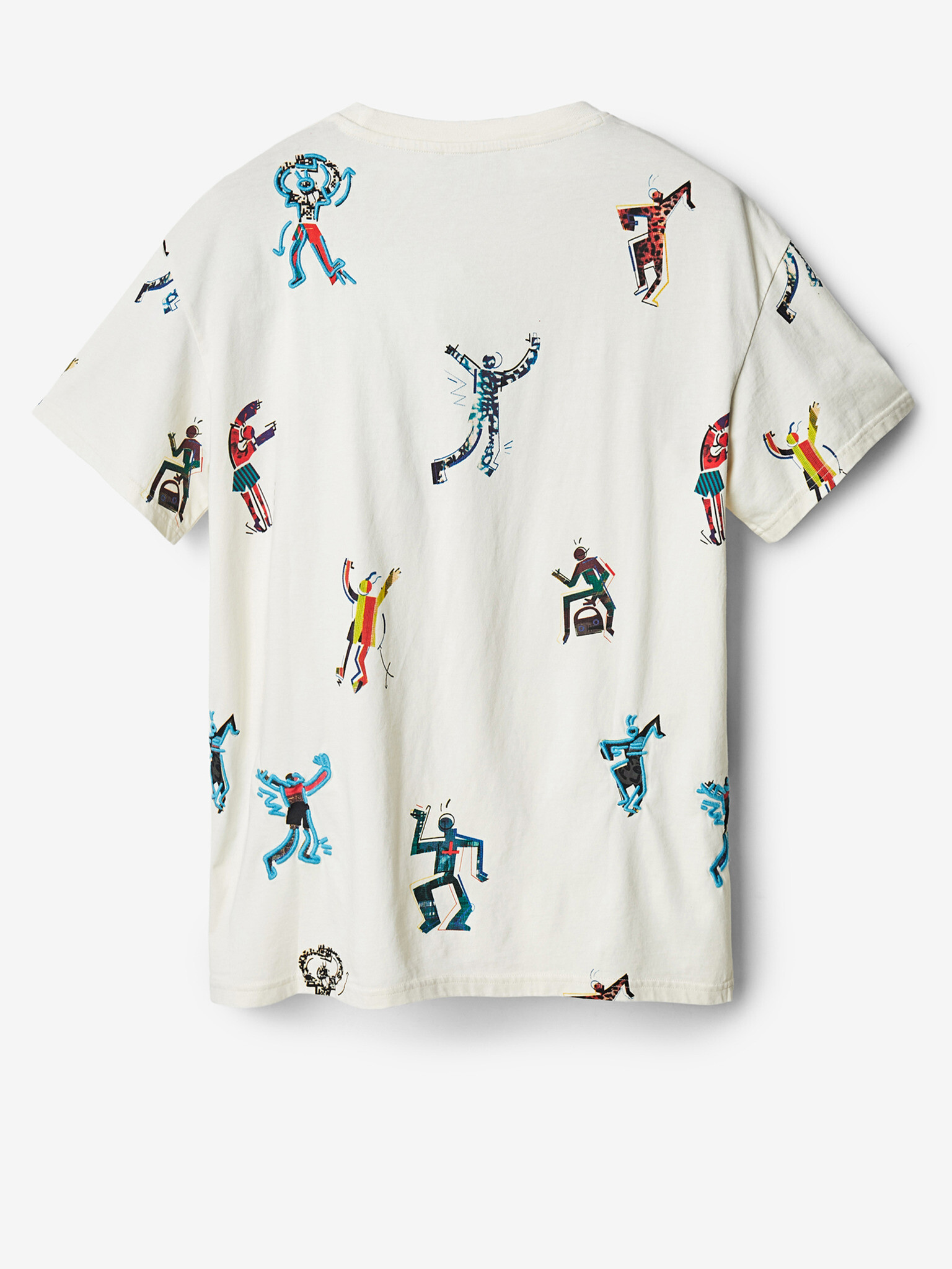 Desigual Crestencio T-shirt Byal - Pepit.bg