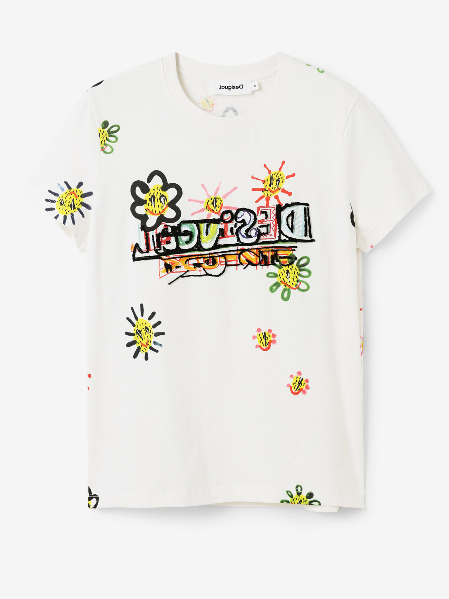 Desigual Margapepo T-shirt Byal - Pepit.bg