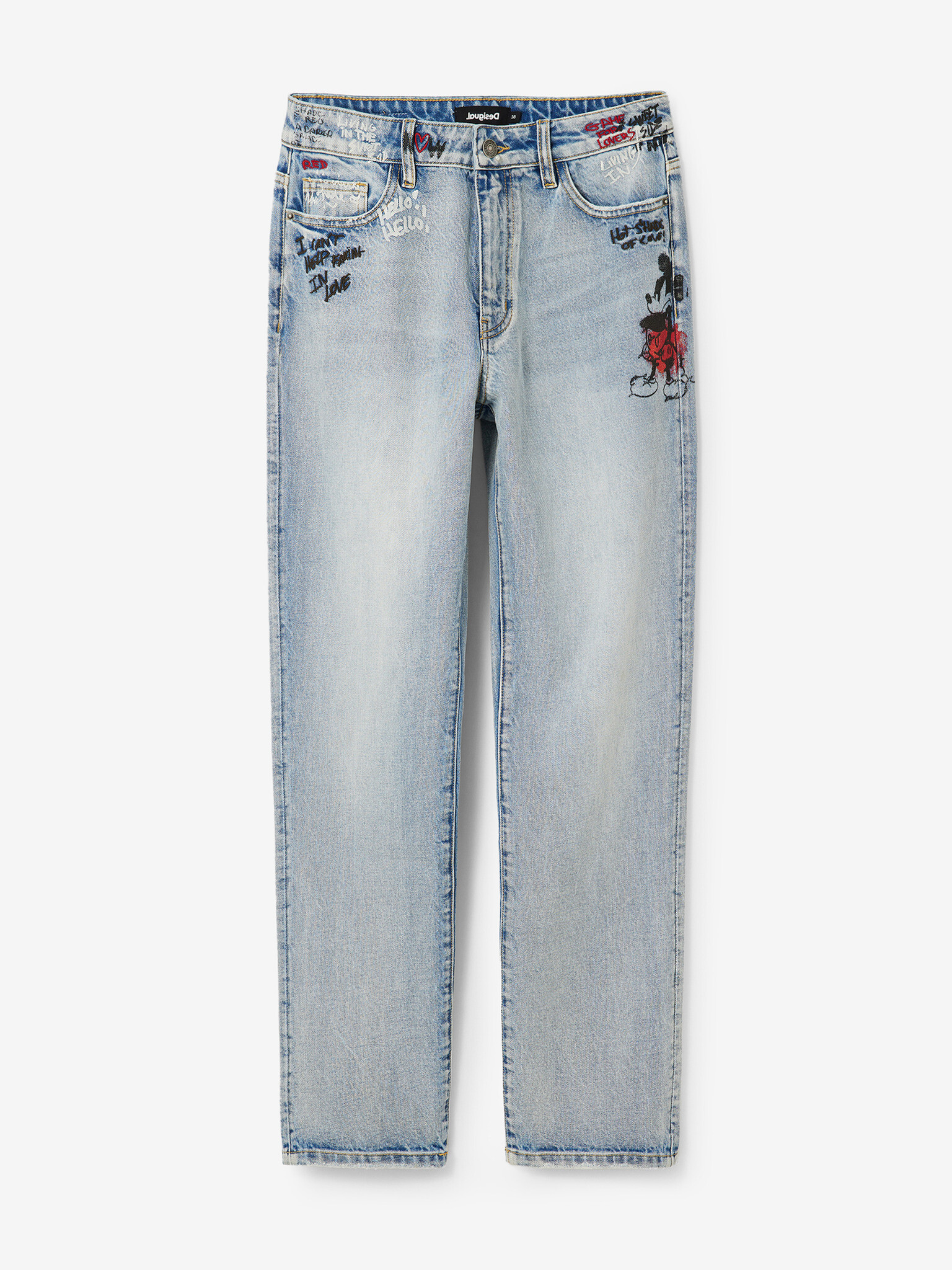 Desigual Mickey Rock Jeans Sin - Pepit.bg