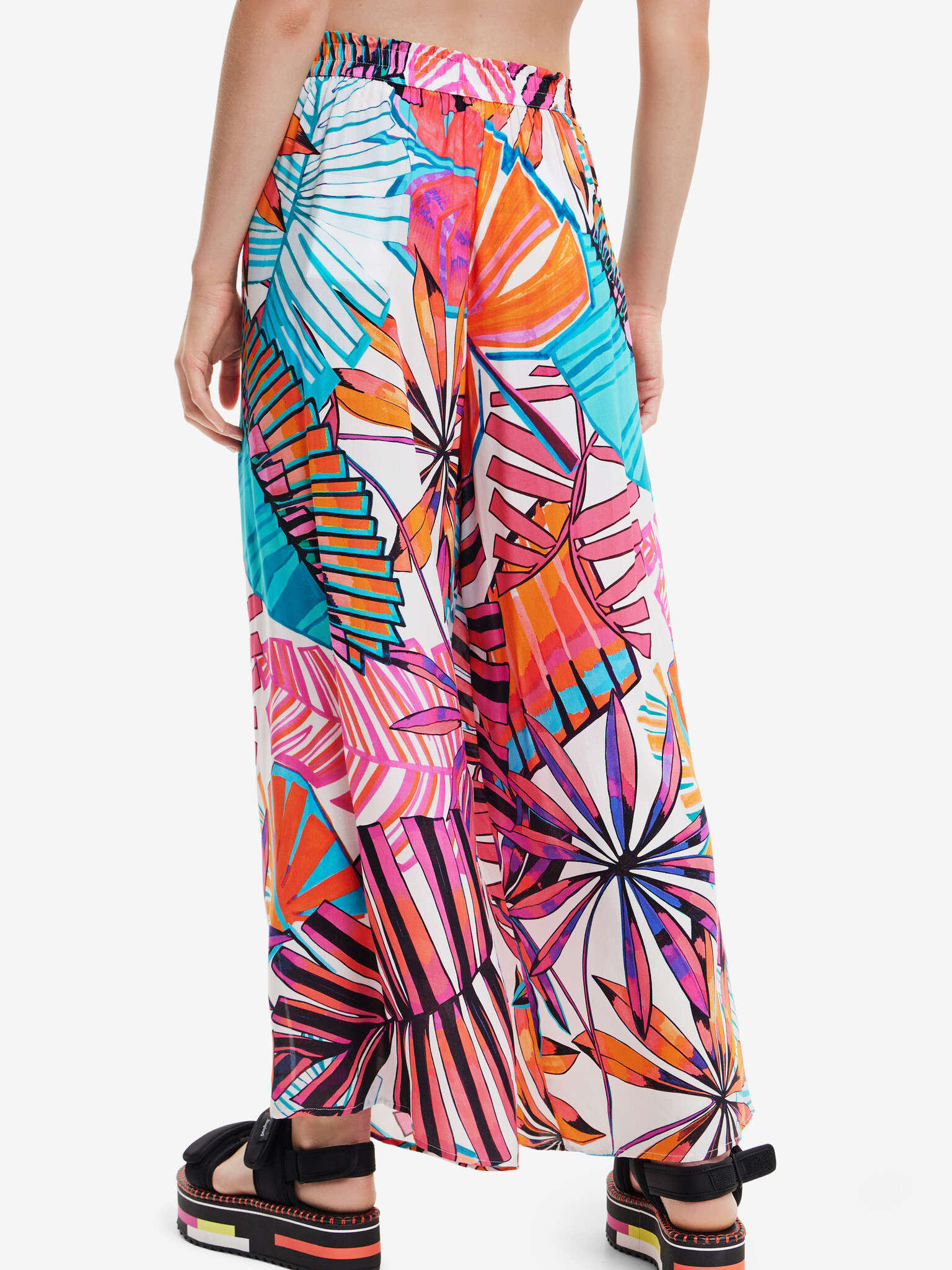 Desigual Puerto Escondido Trousers Byal - Pepit.bg