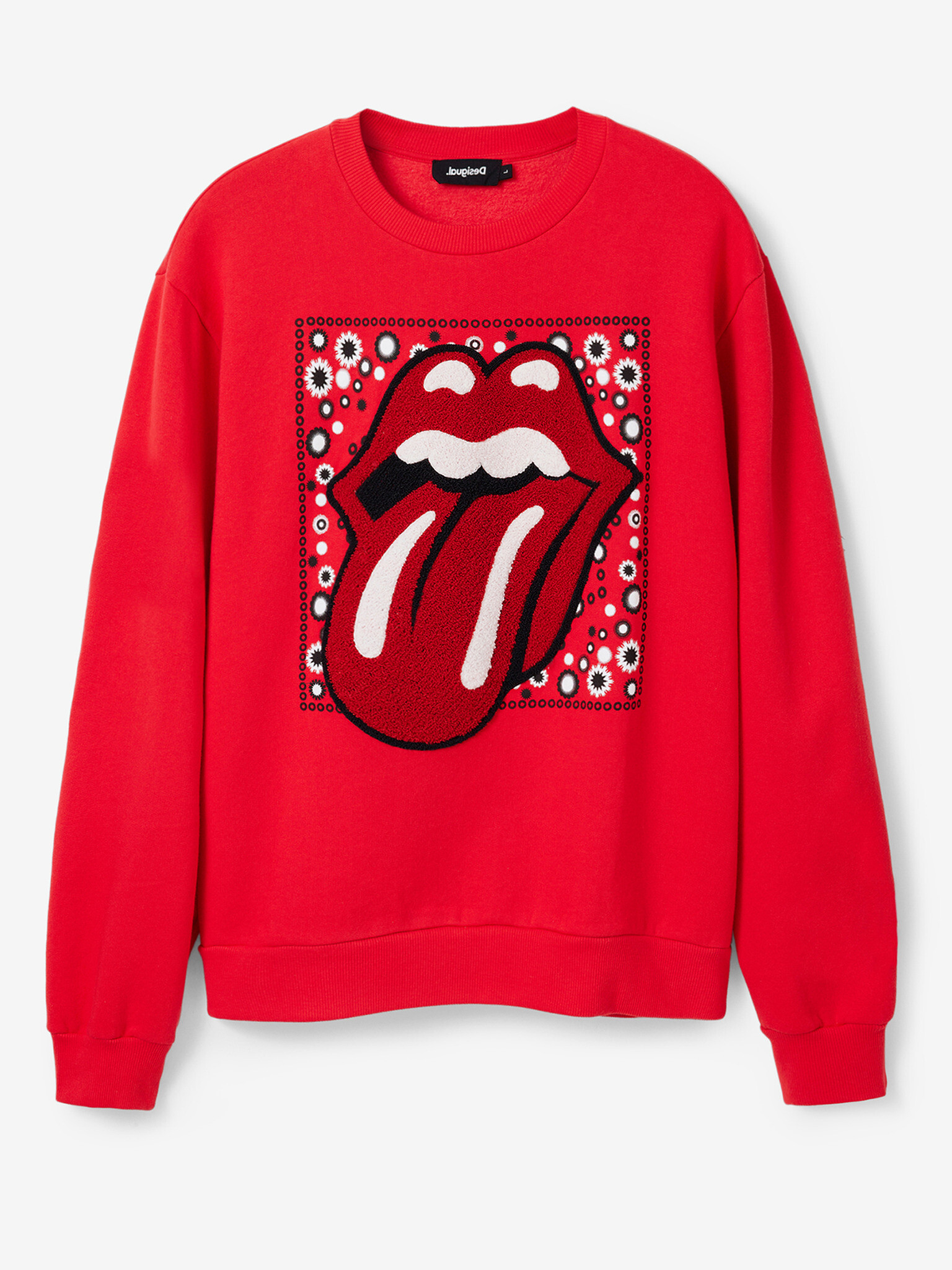 Desigual Rolling Red Sweatshirt Cherven - Pepit.bg