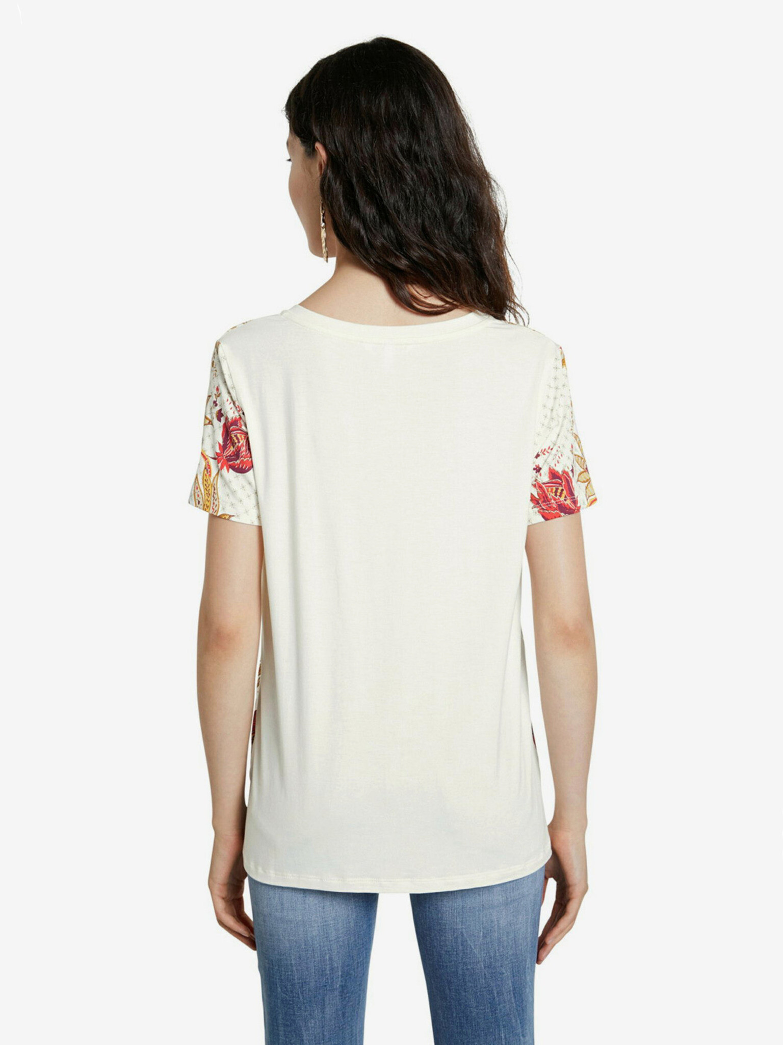 Desigual TS Praga T-shirt Byal - Pepit.bg