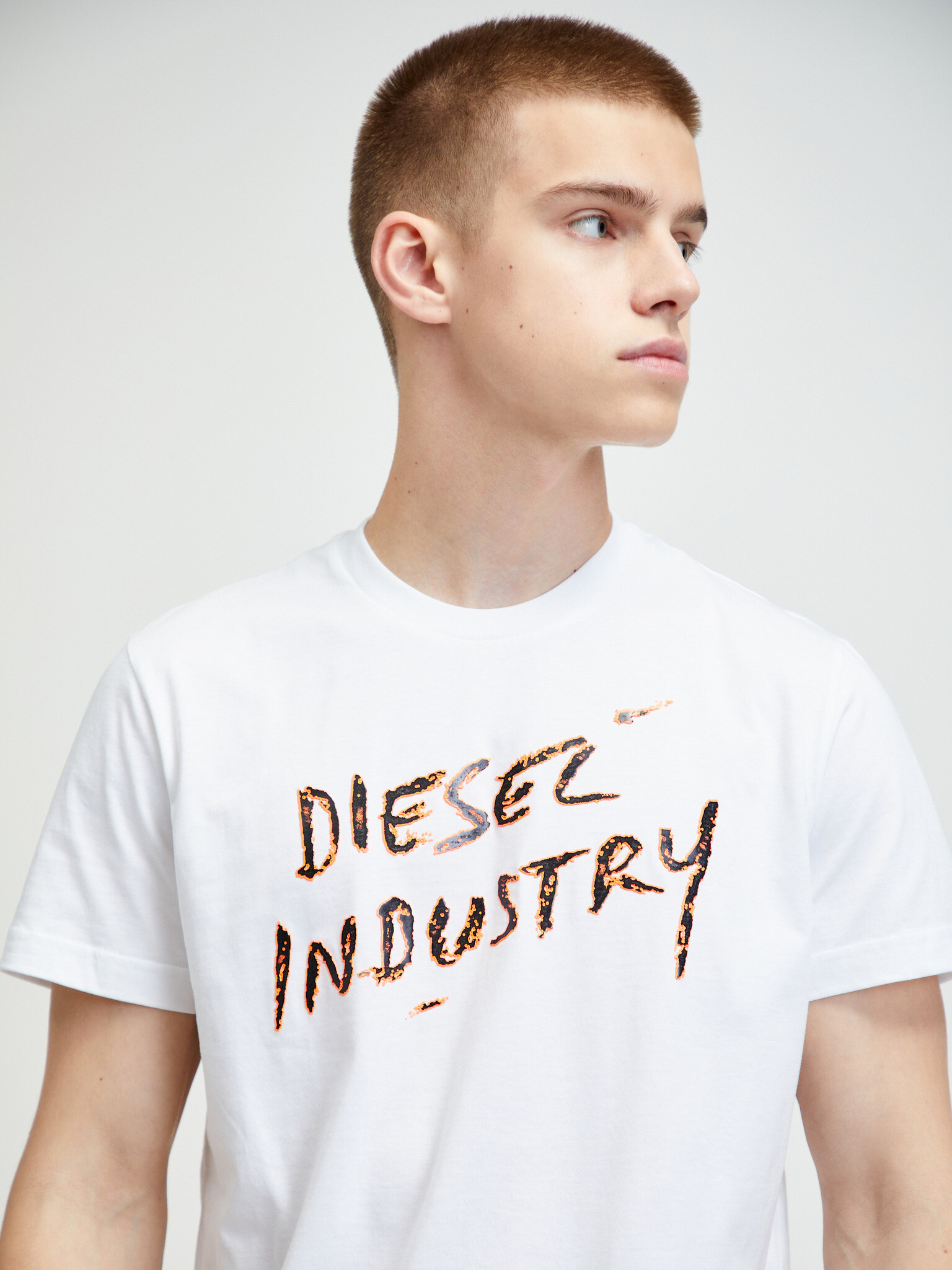 Diesel Diego T-shirt Byal - Pepit.bg