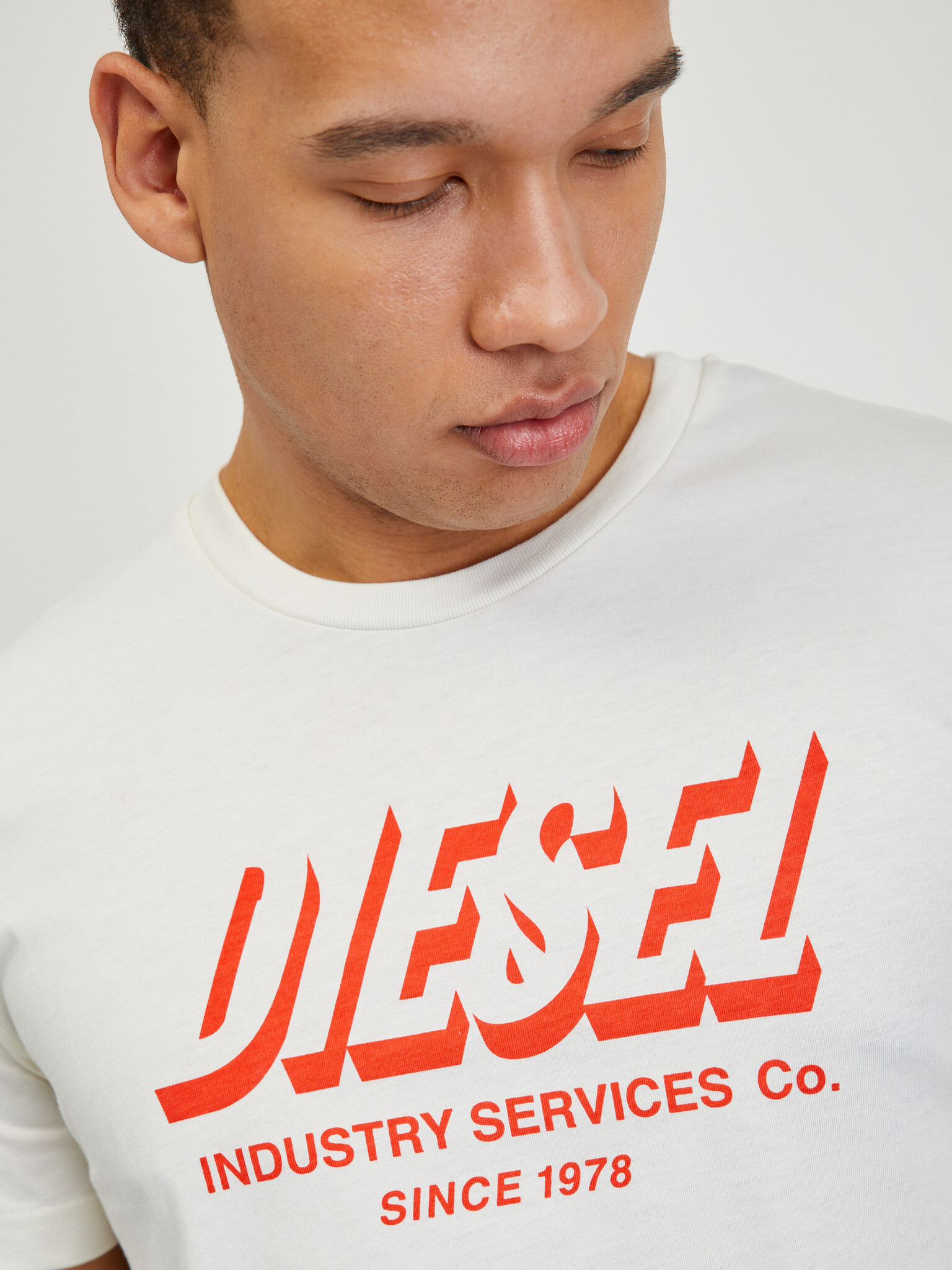 Diesel Diegos T-shirt Byal - Pepit.bg