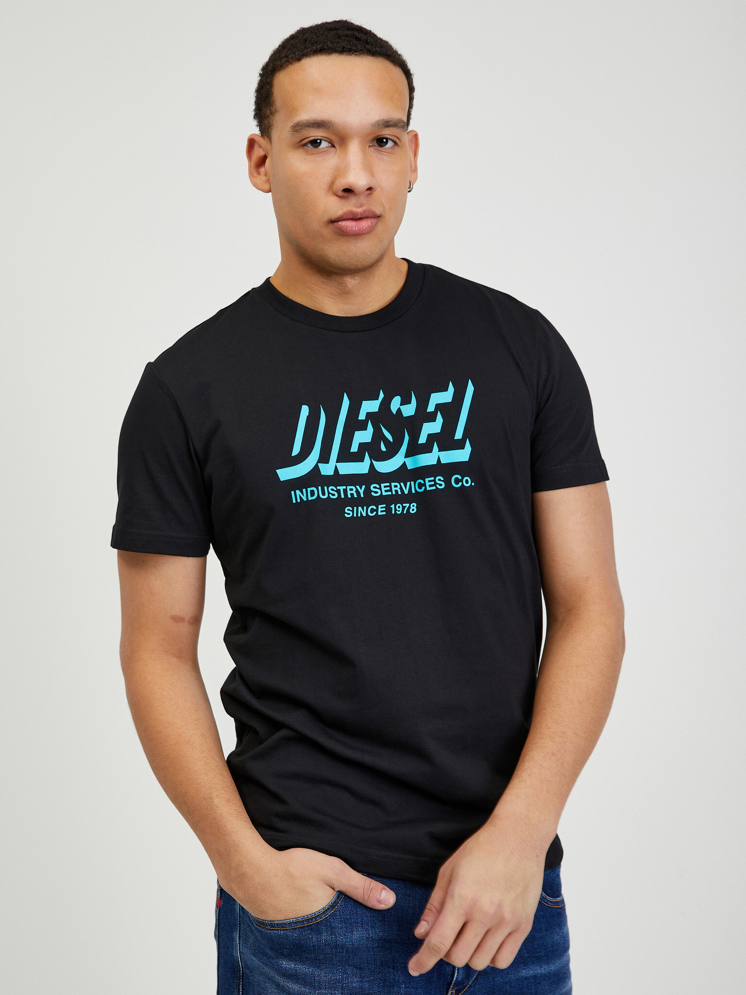 Diesel Diegos T-shirt Cheren - Pepit.bg