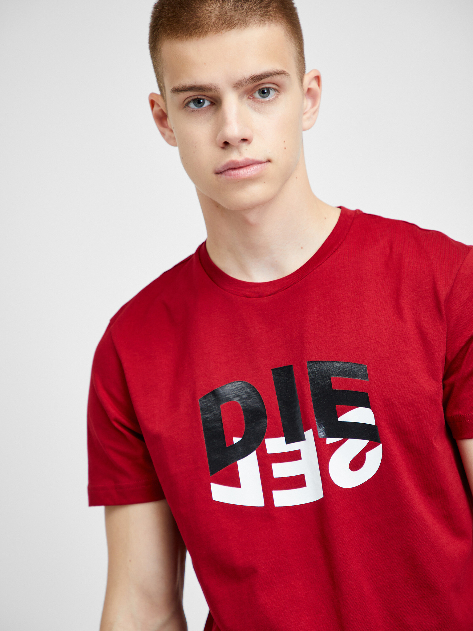 Diesel Diegos T-shirt Cherven - Pepit.bg