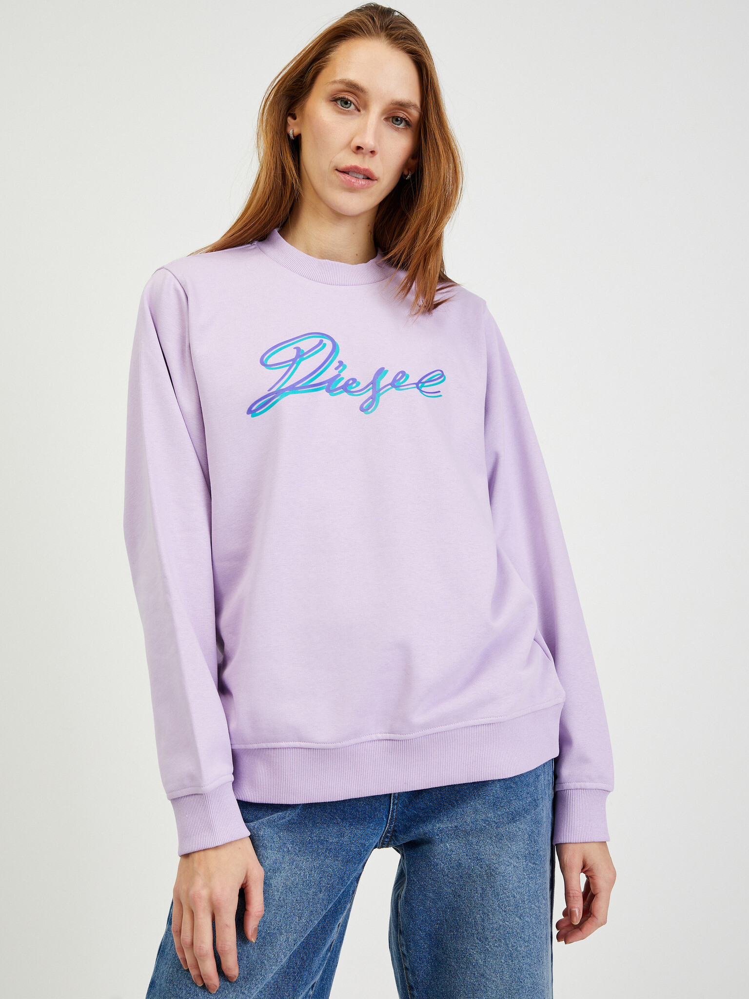 Diesel Felpa Sweatshirt Lilav - Pepit.bg