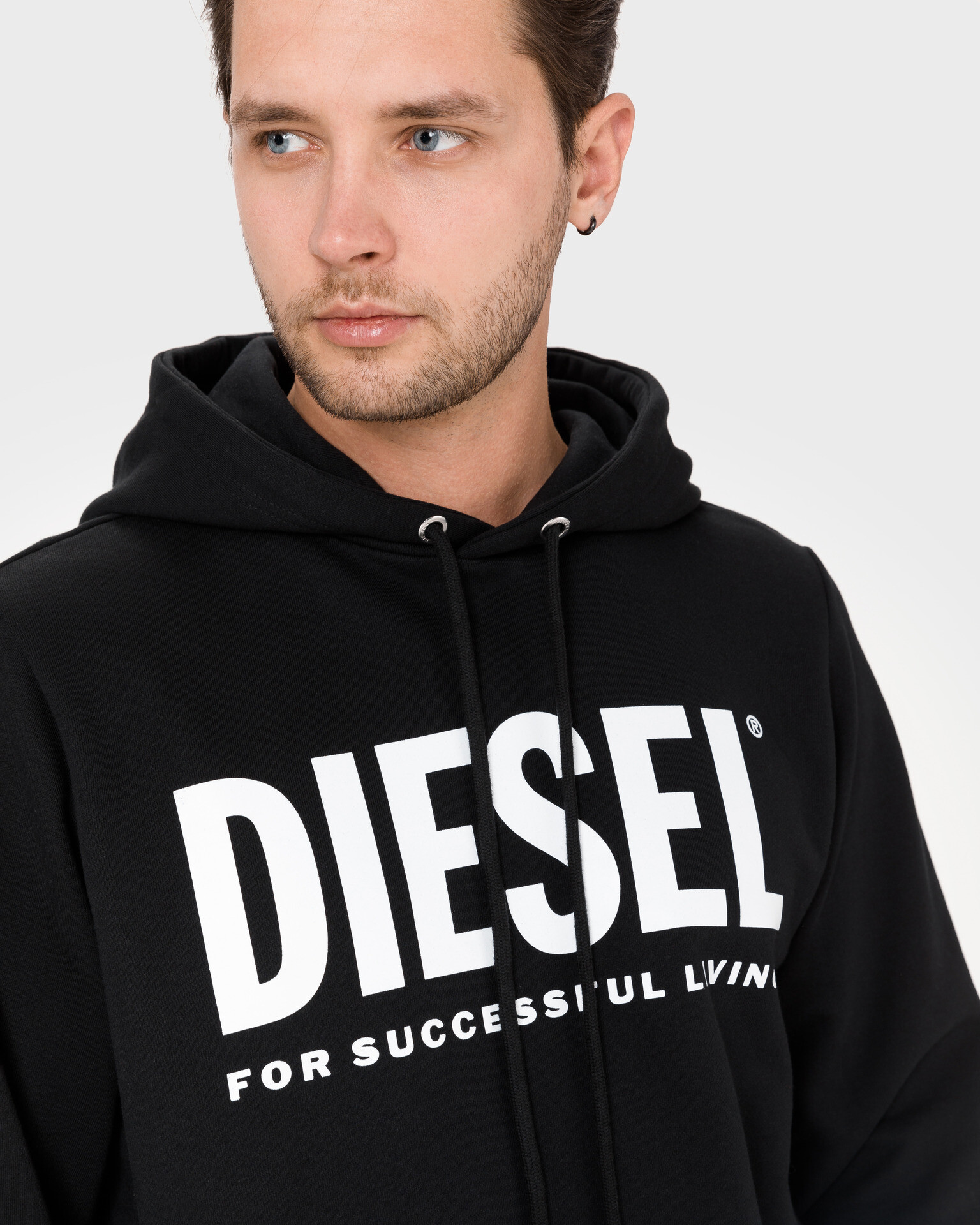 Diesel S-Gir Sweatshirt Byal - Pepit.bg