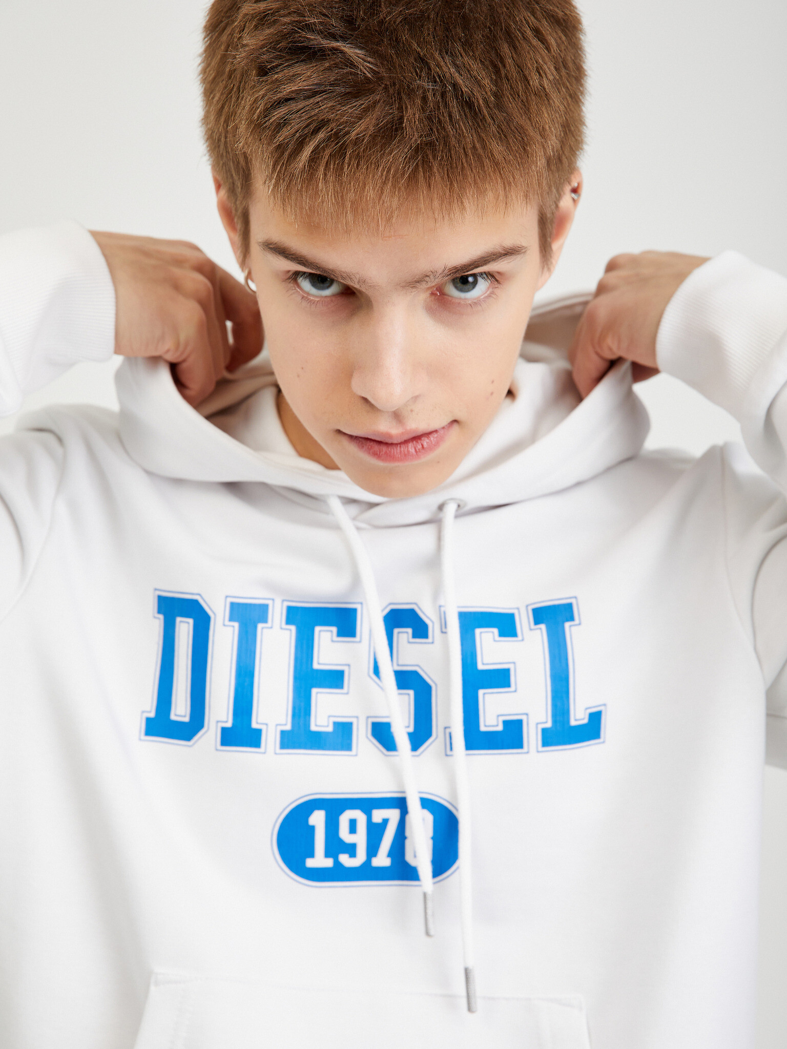 Diesel Sweatshirt Byal - Pepit.bg