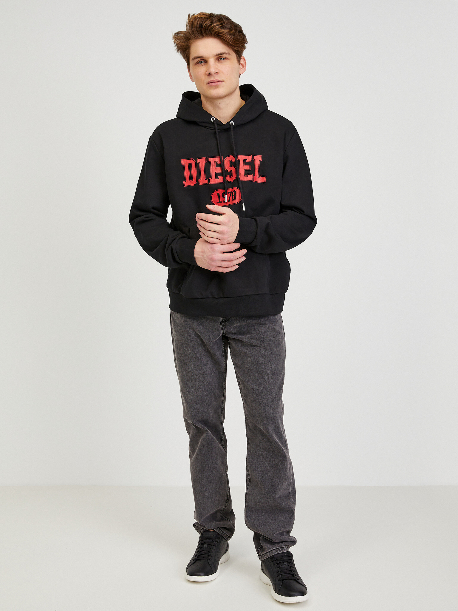 Diesel Sweatshirt Cheren - Pepit.bg