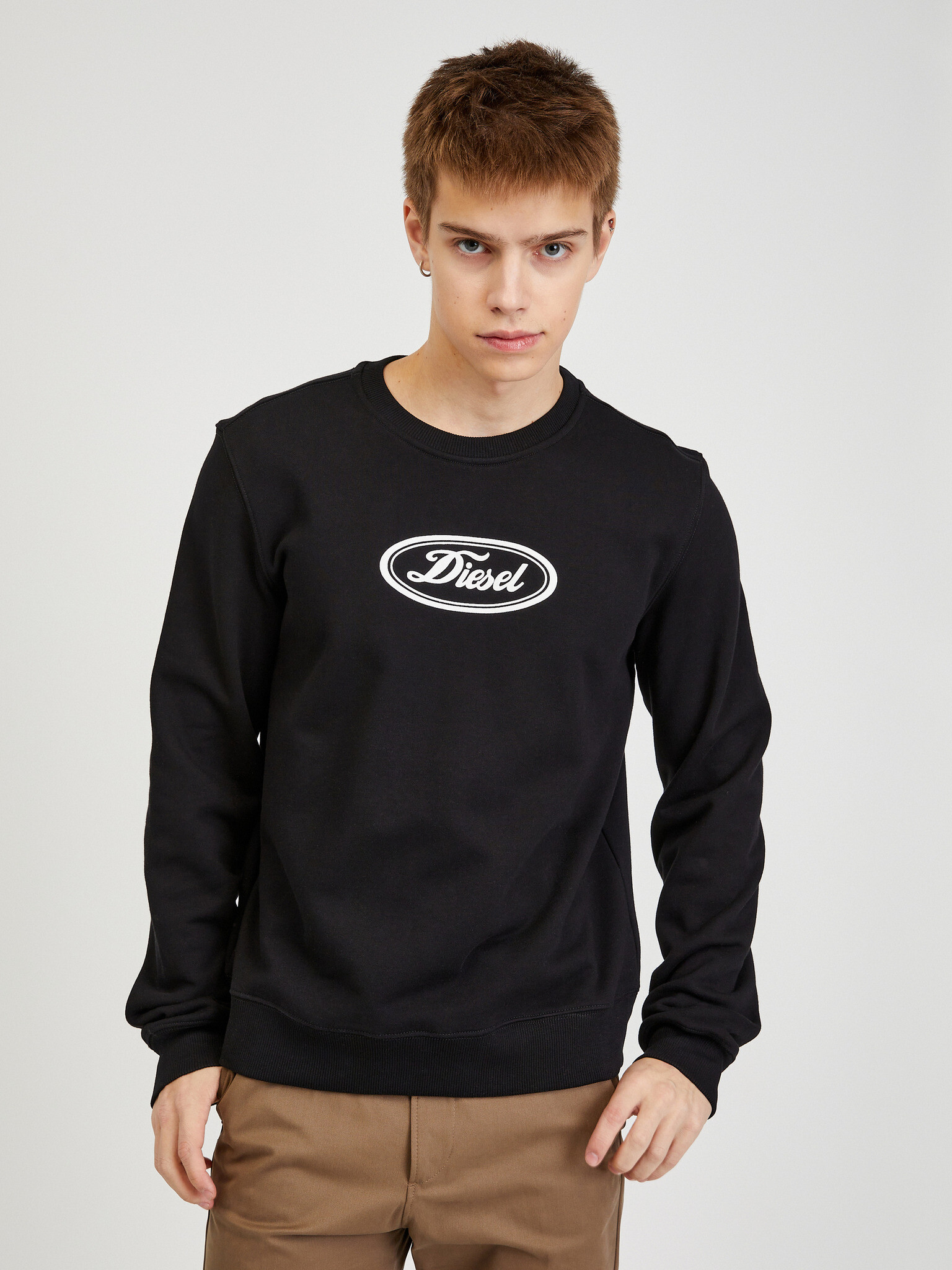 Diesel Sweatshirt Cheren - Pepit.bg