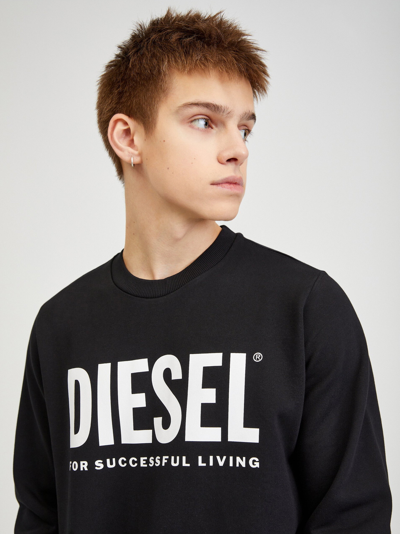 Diesel Sweatshirt Cheren - Pepit.bg