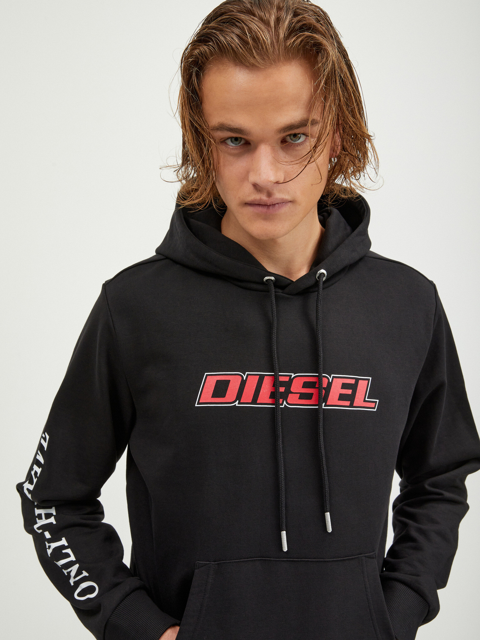 Diesel Sweatshirt Cheren - Pepit.bg