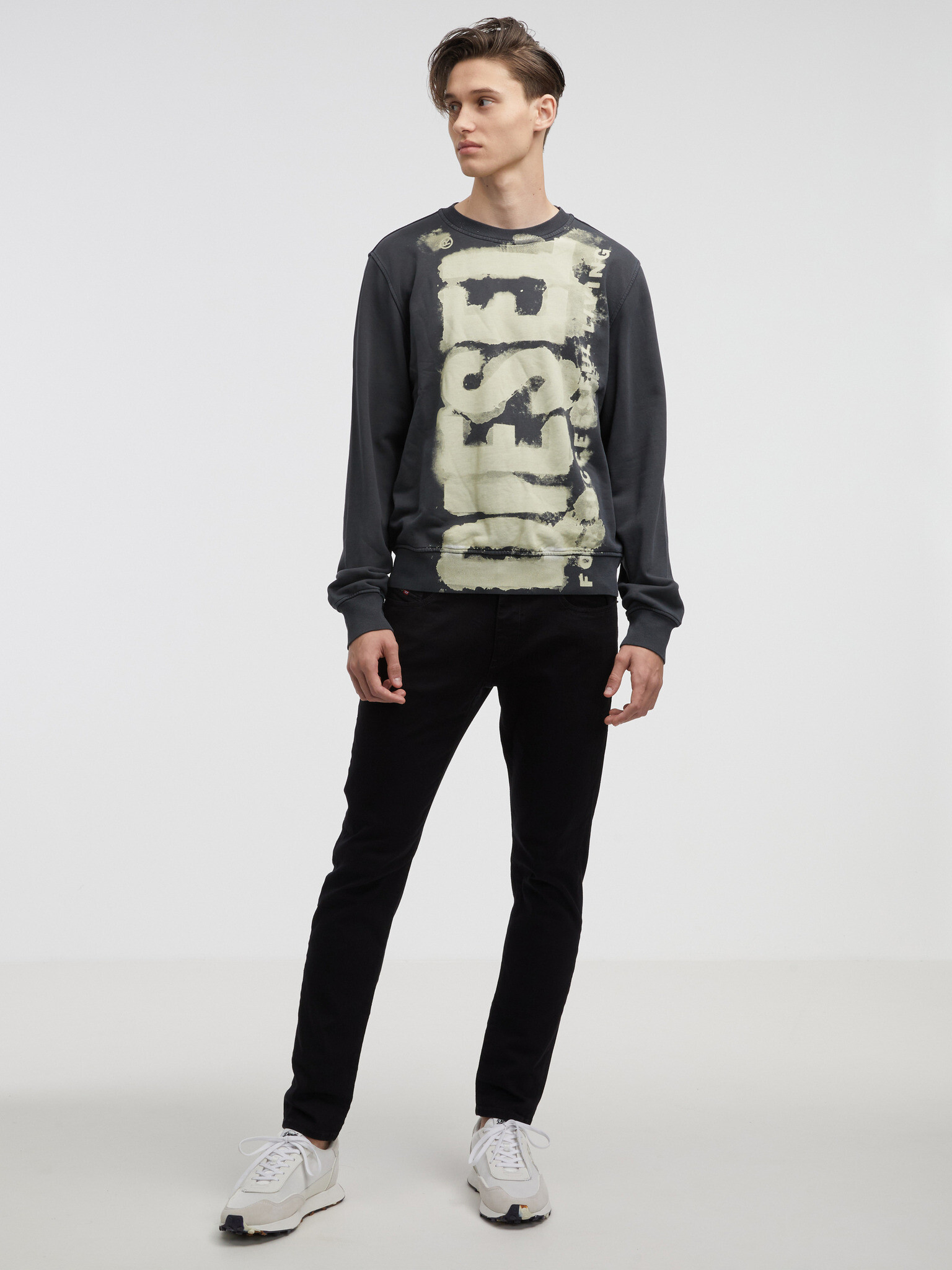 Diesel Sweatshirt Cheren - Pepit.bg