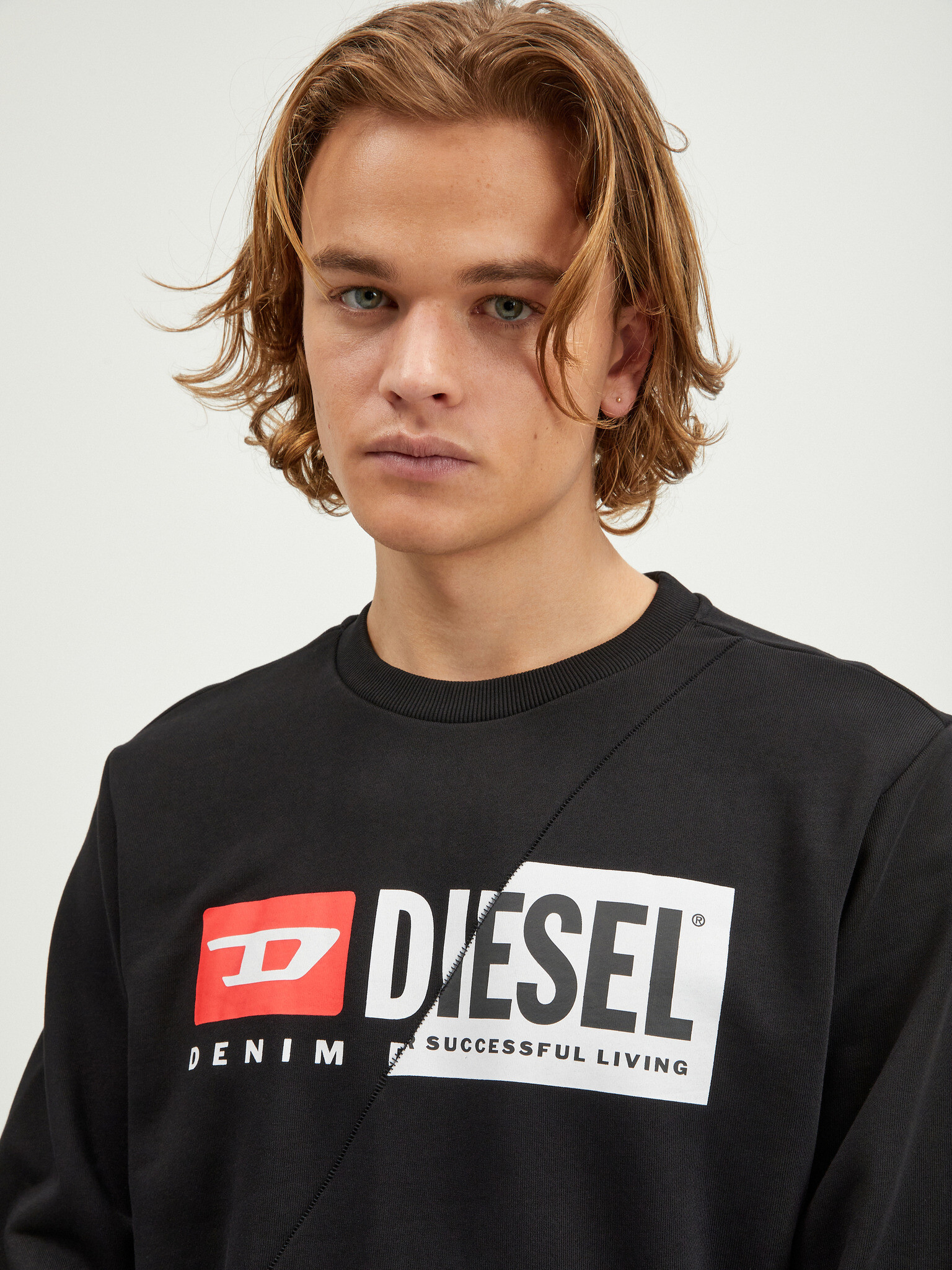 Diesel Sweatshirt Cheren - Pepit.bg