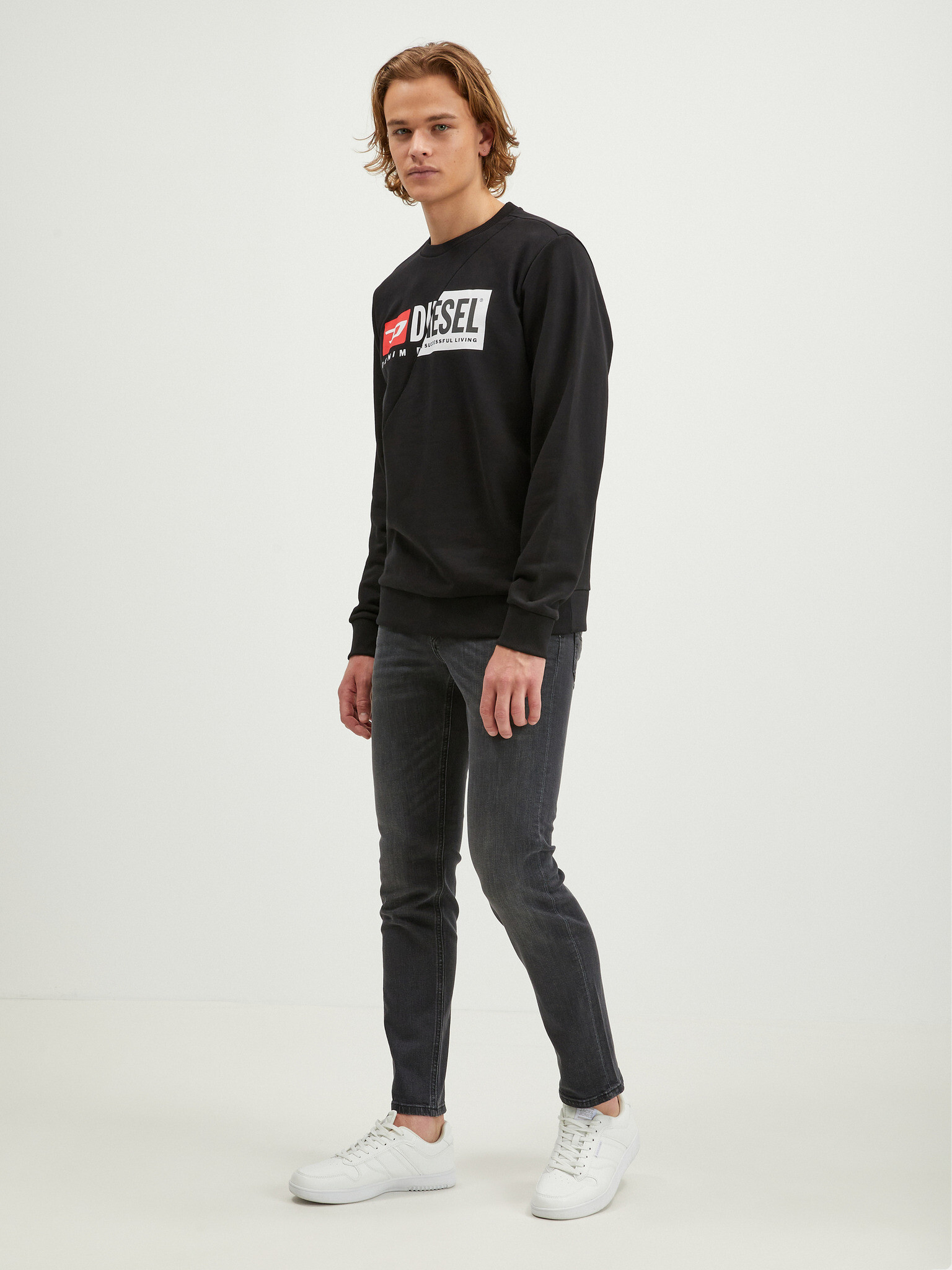 Diesel Sweatshirt Cheren - Pepit.bg