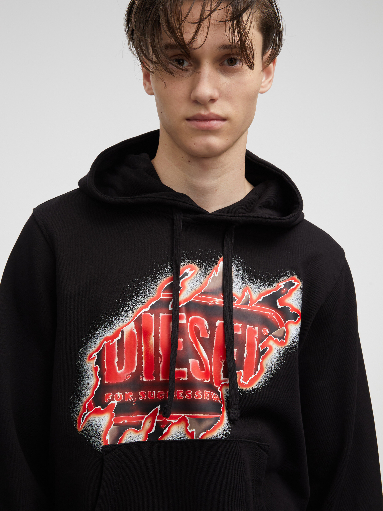 Diesel Sweatshirt Cheren - Pepit.bg