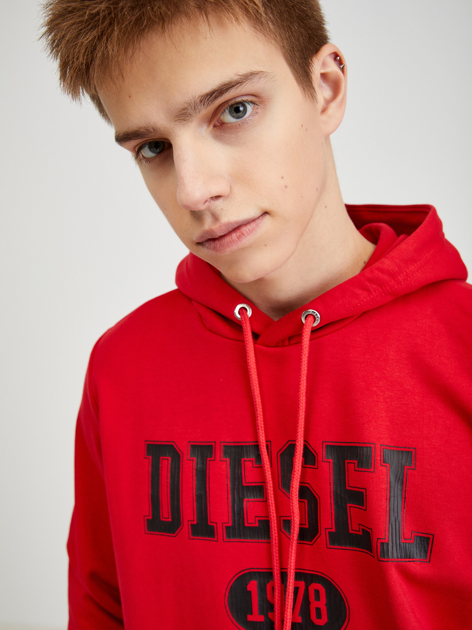 Diesel Sweatshirt Cherven - Pepit.bg