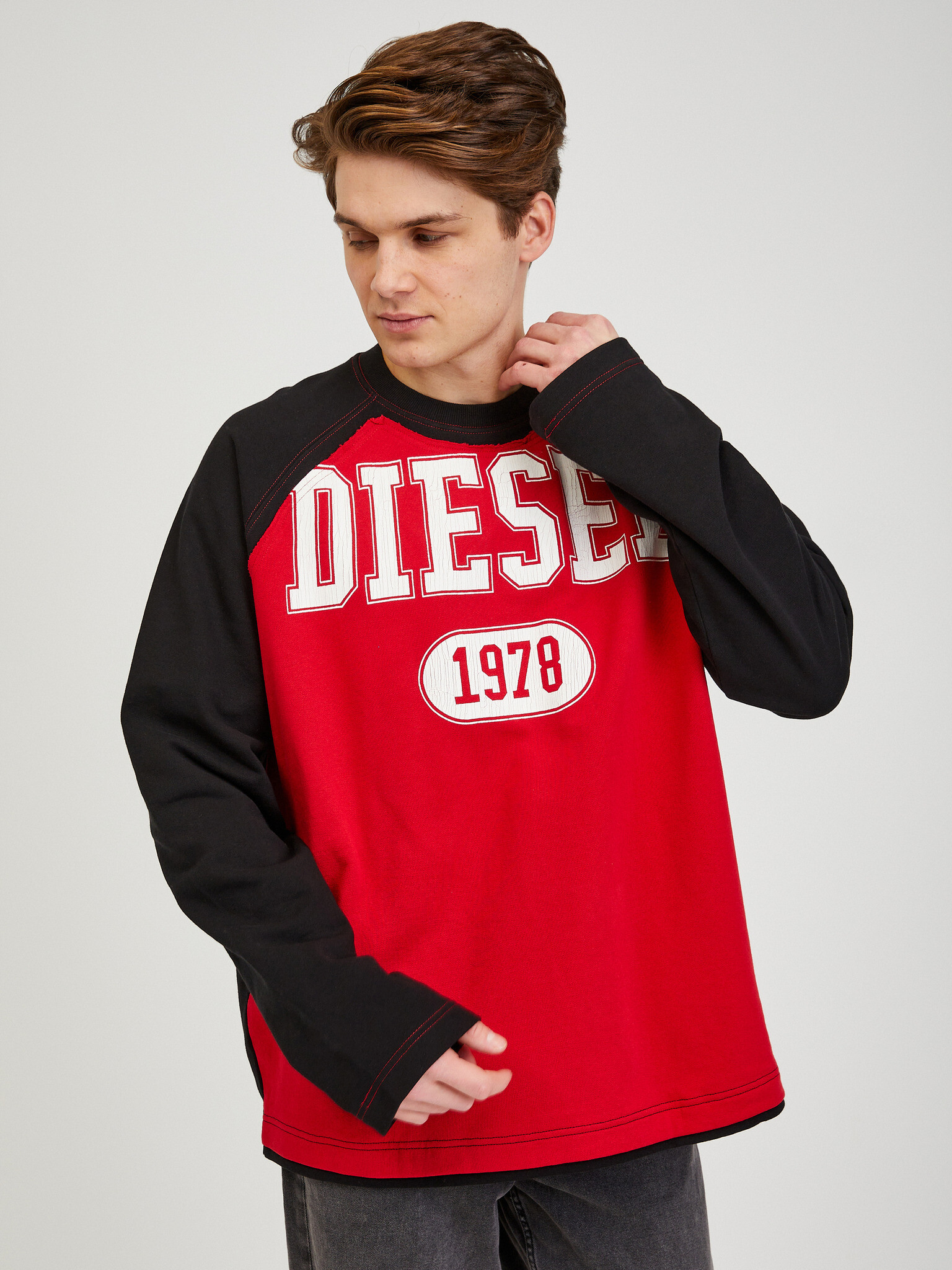 Diesel Sweatshirt Cherven - Pepit.bg