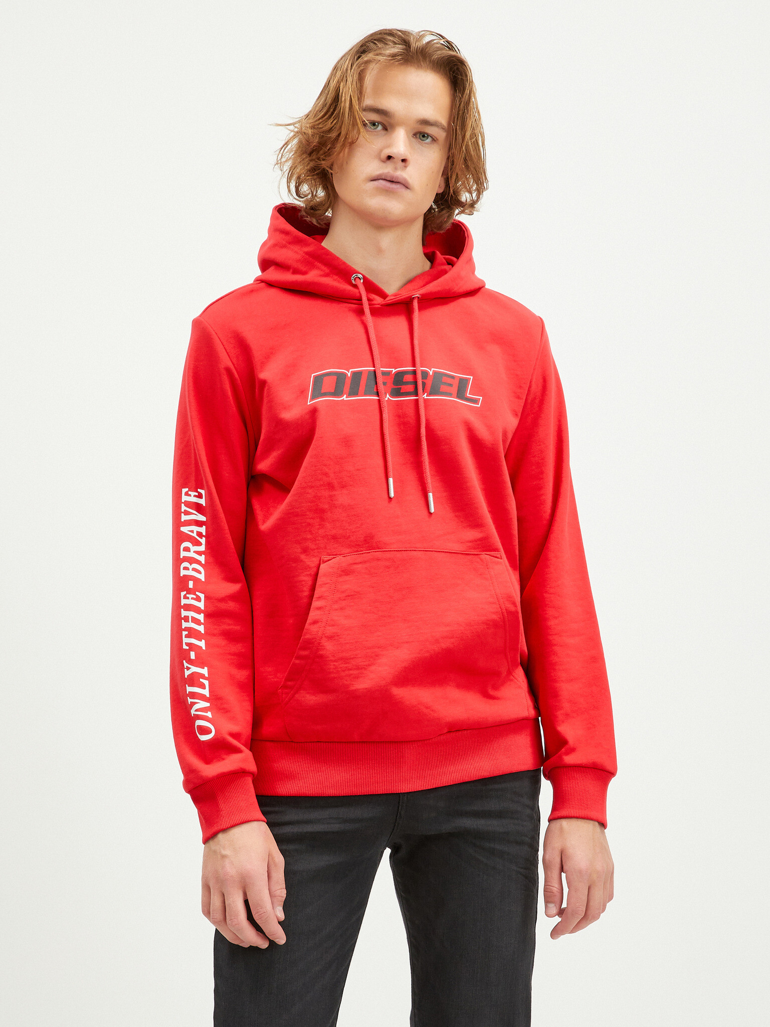 Diesel Sweatshirt Cherven - Pepit.bg