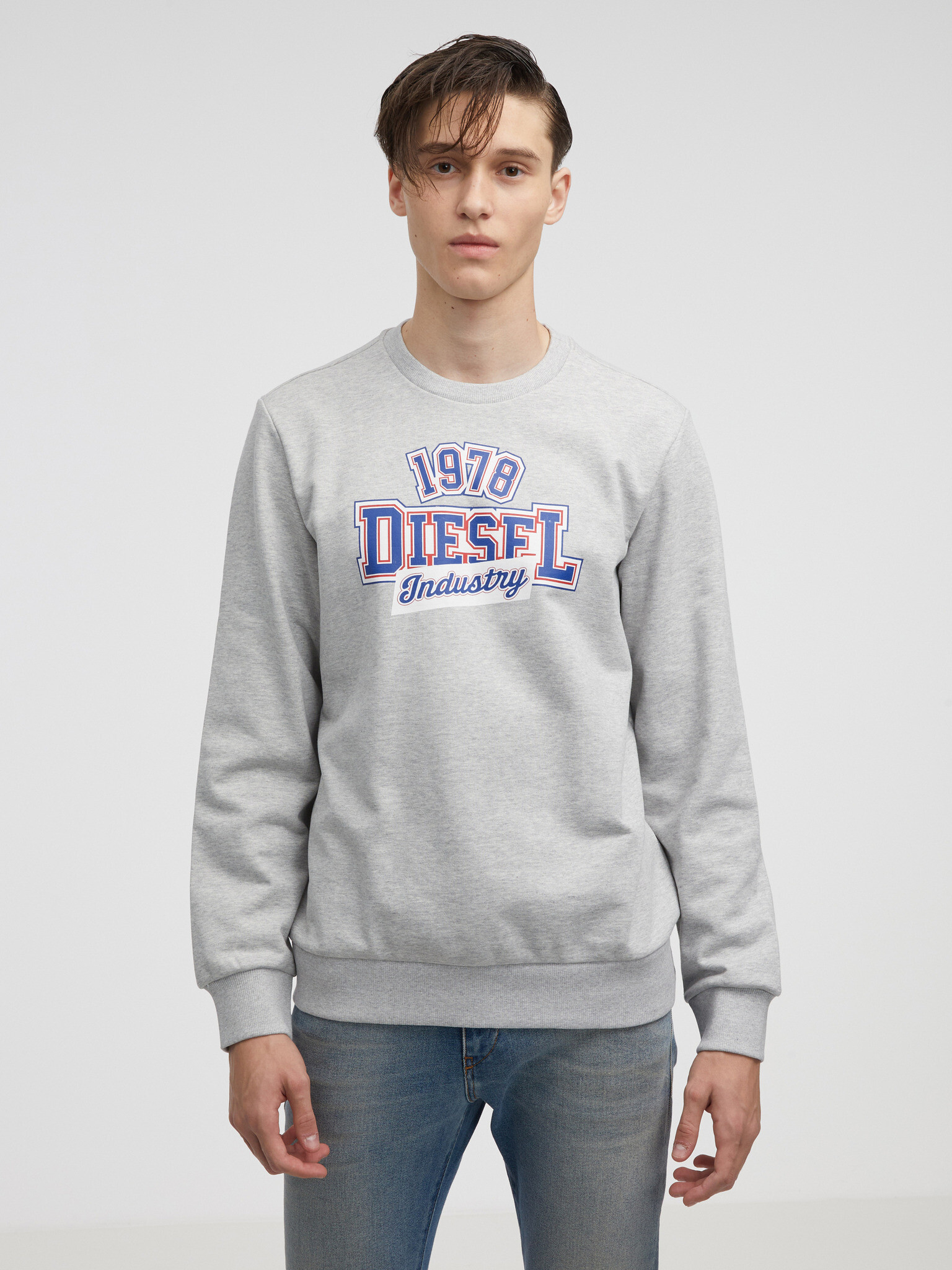 Diesel Sweatshirt Siv - Pepit.bg