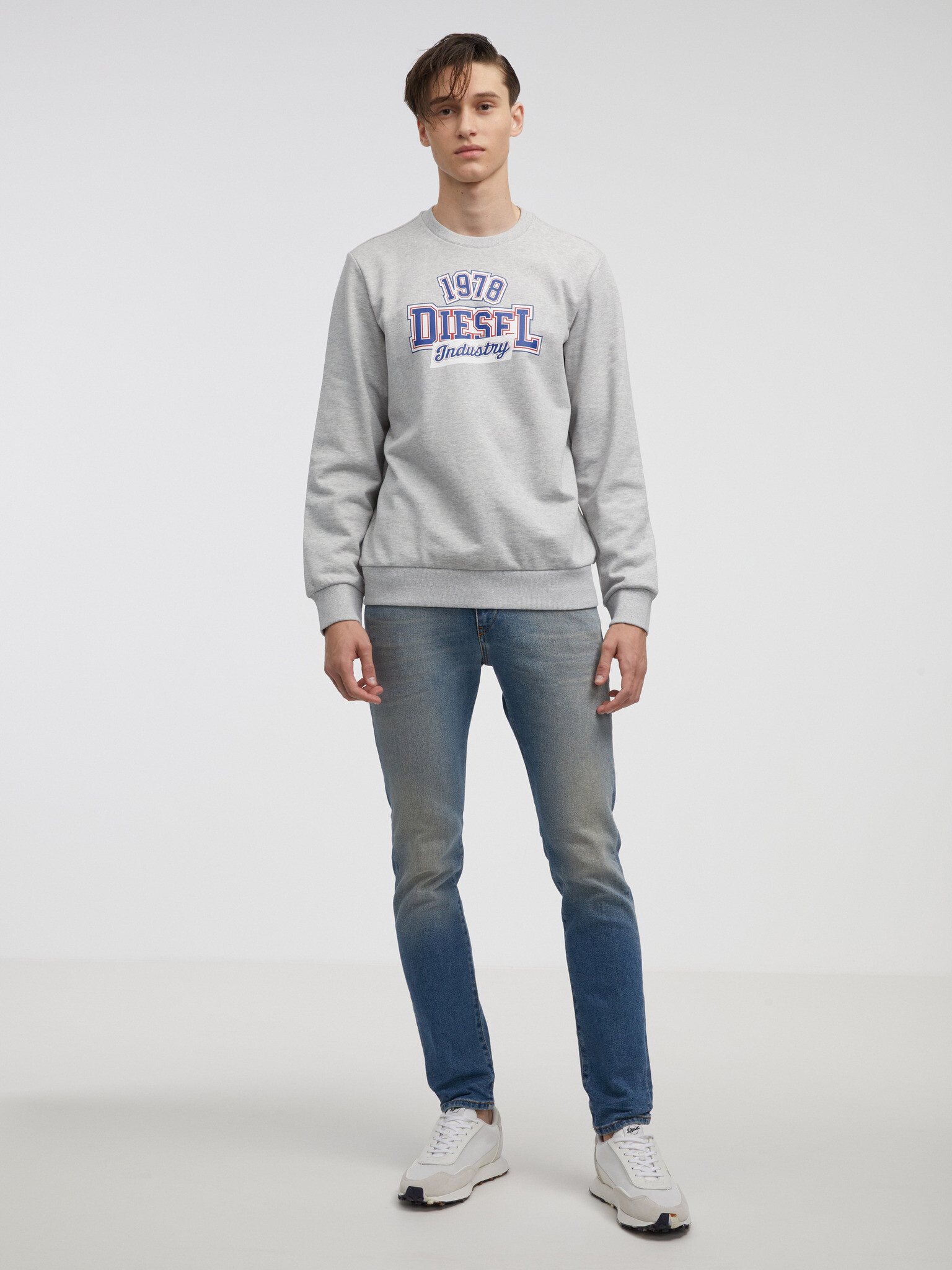 Diesel Sweatshirt Siv - Pepit.bg