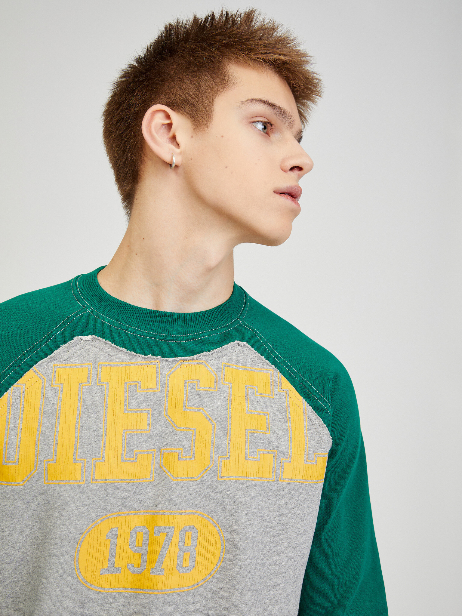 Diesel Sweatshirt Siv - Pepit.bg