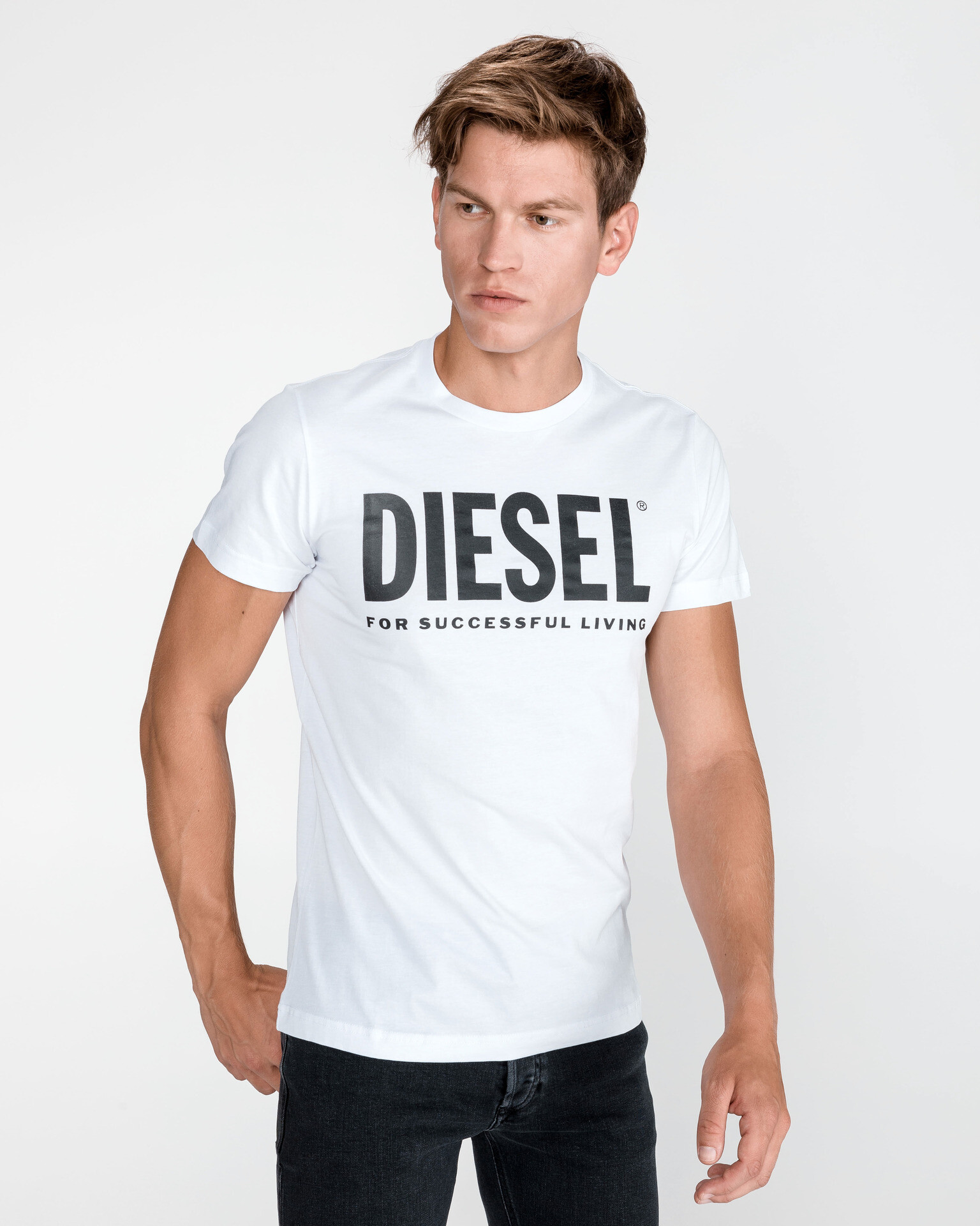 Diesel T-Diego Тениска Byal - Pepit.bg