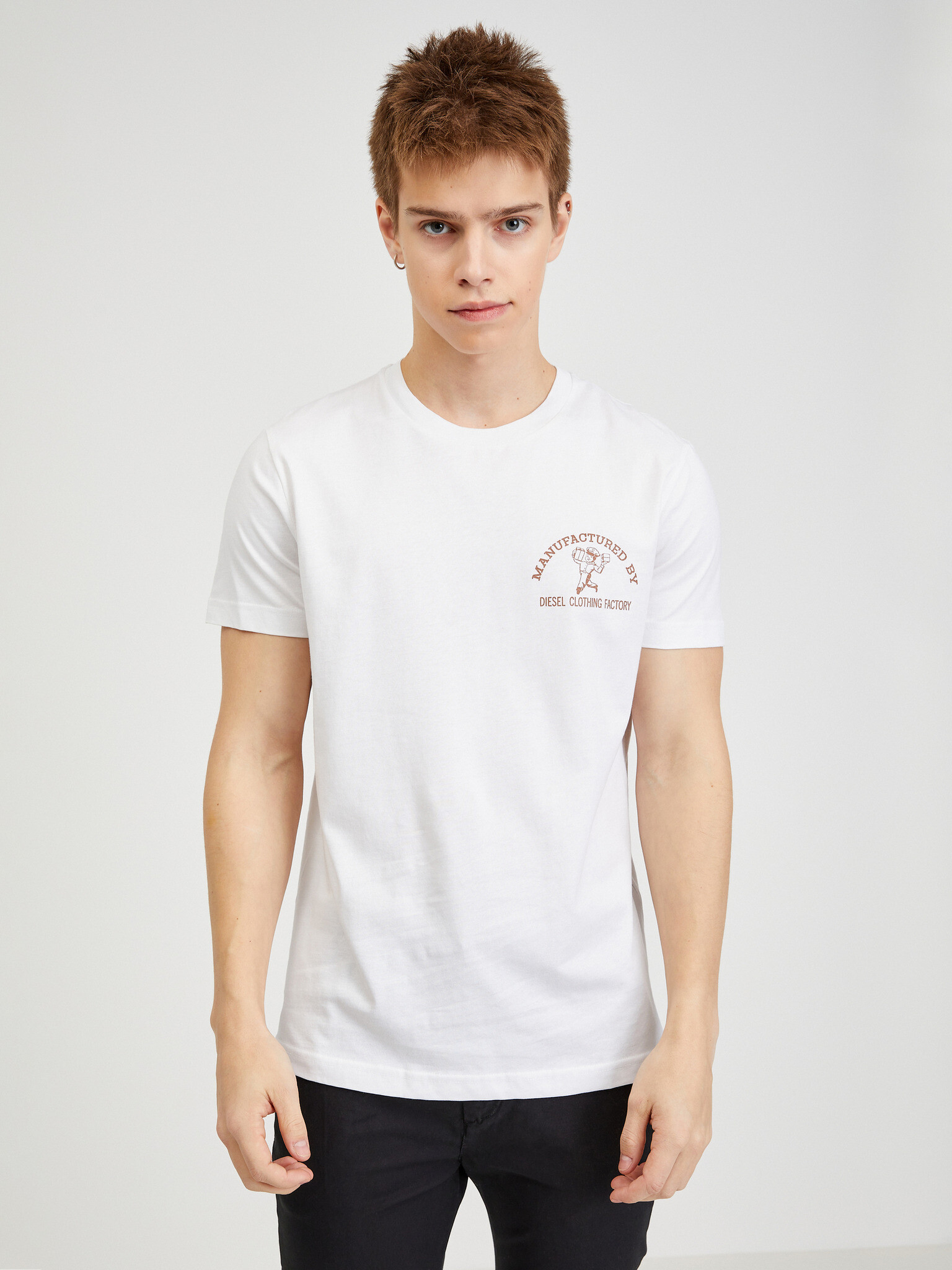 Diesel T-shirt Byal - Pepit.bg