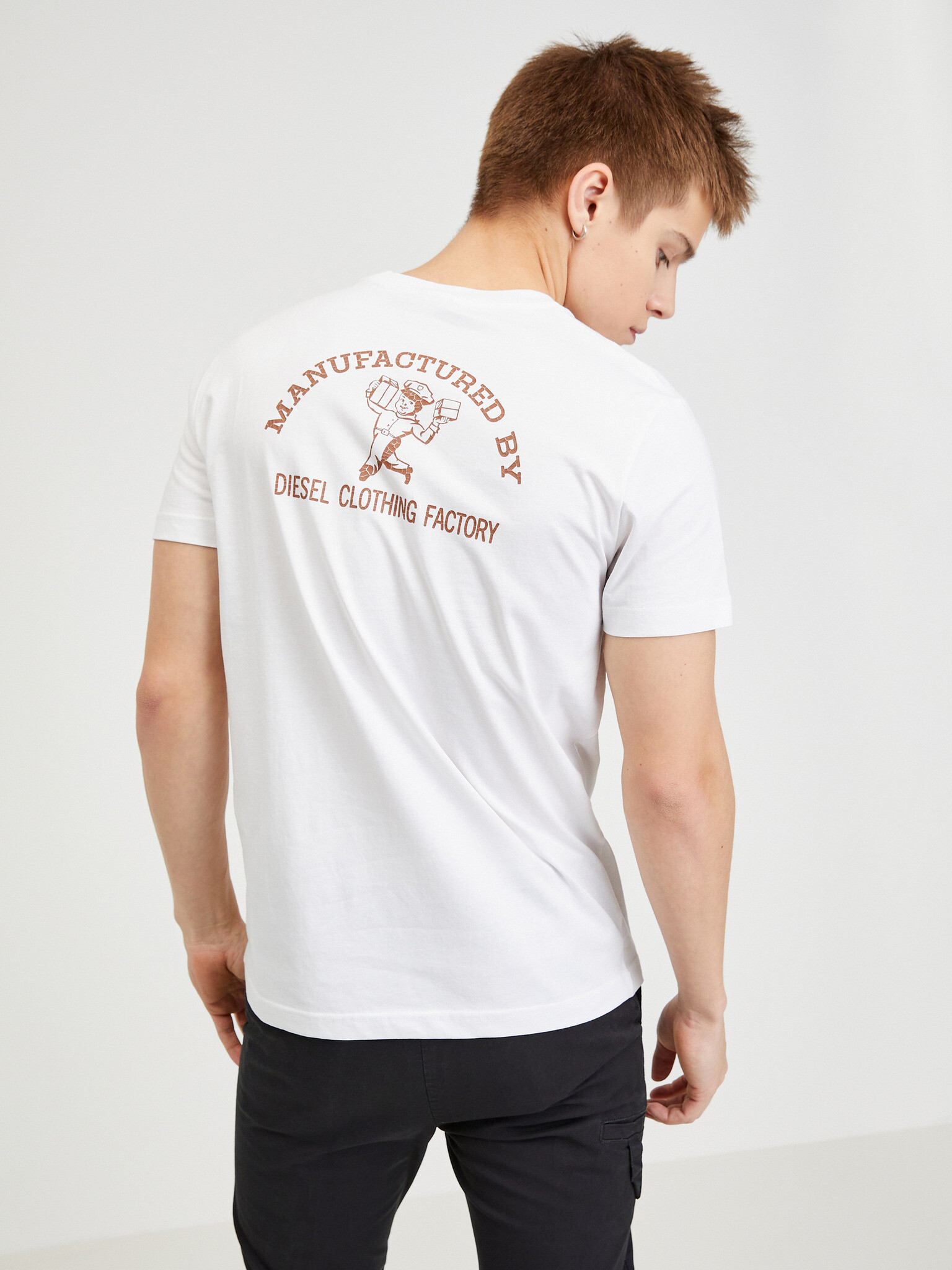 Diesel T-shirt Byal - Pepit.bg