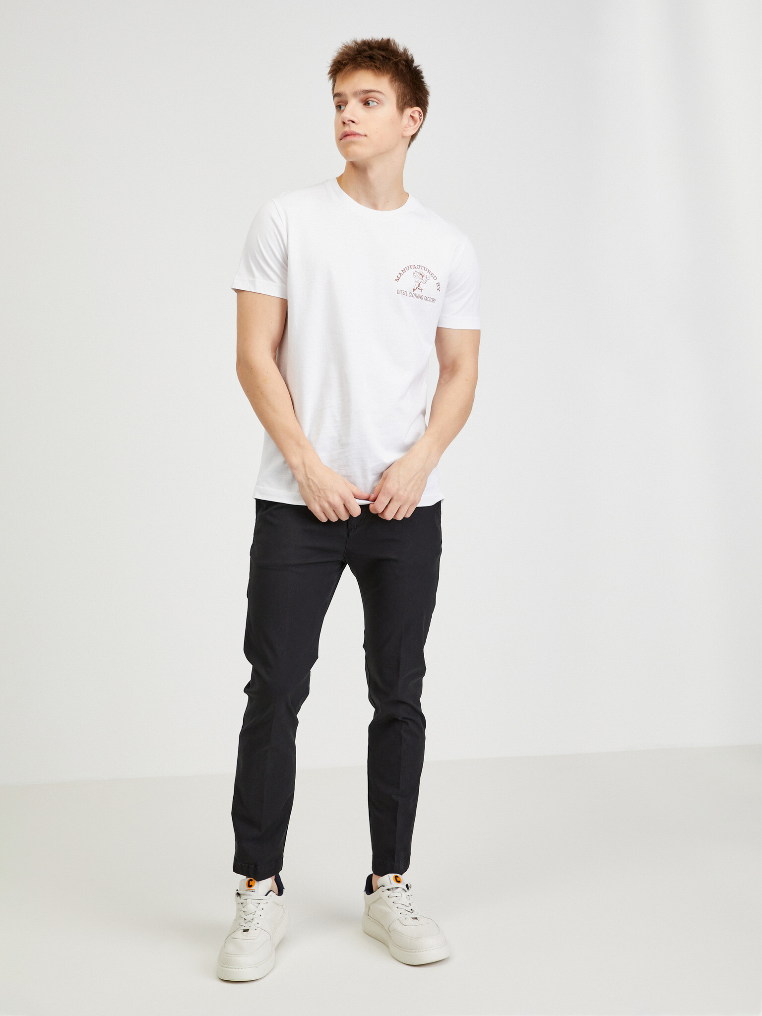 Diesel T-shirt Byal - Pepit.bg