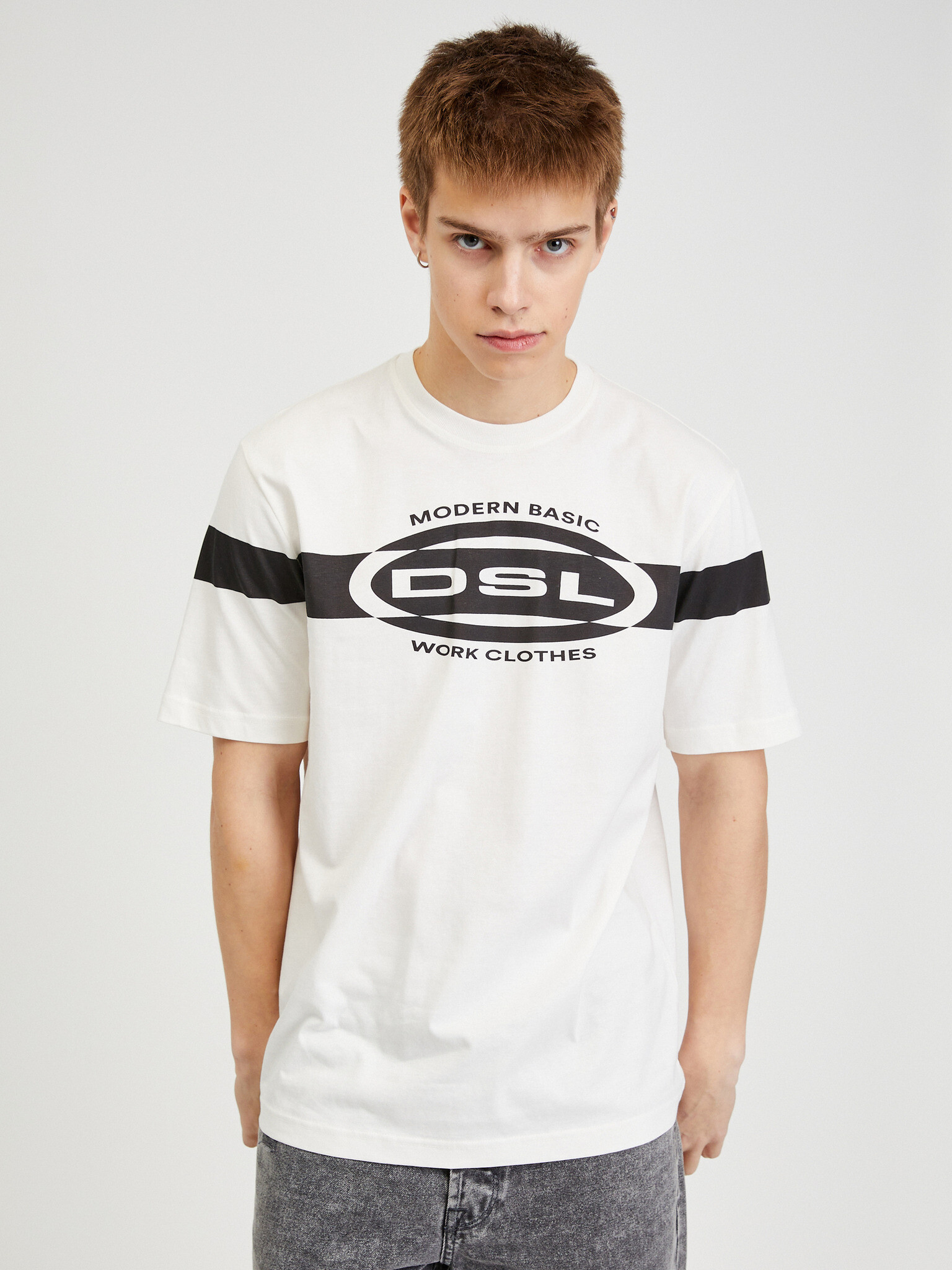 Diesel T-shirt Byal - Pepit.bg