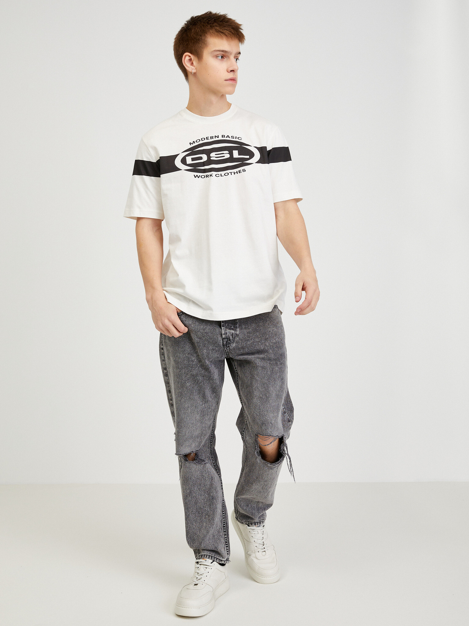 Diesel T-shirt Byal - Pepit.bg