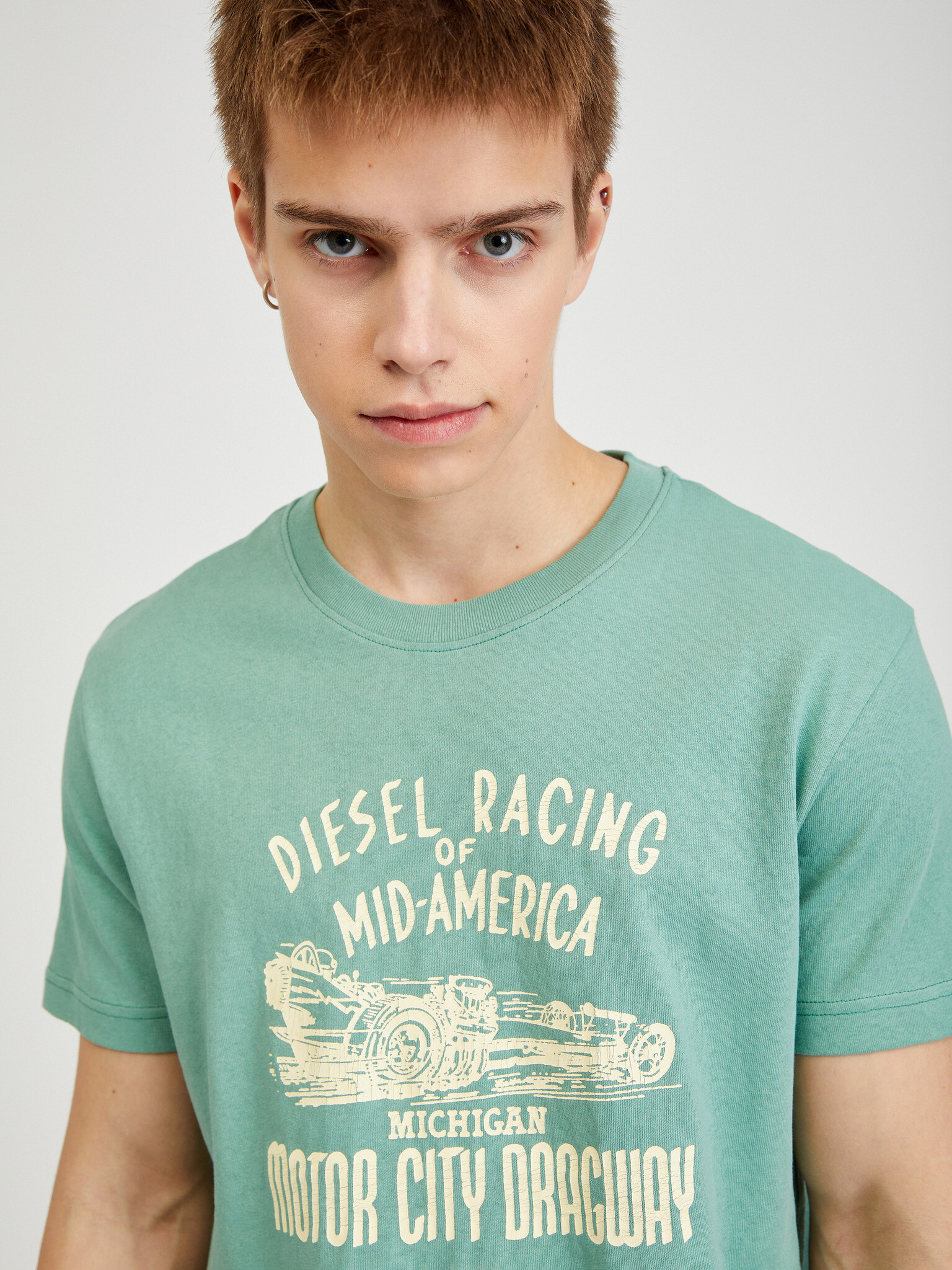 Diesel T-shirt Zelen - Pepit.bg