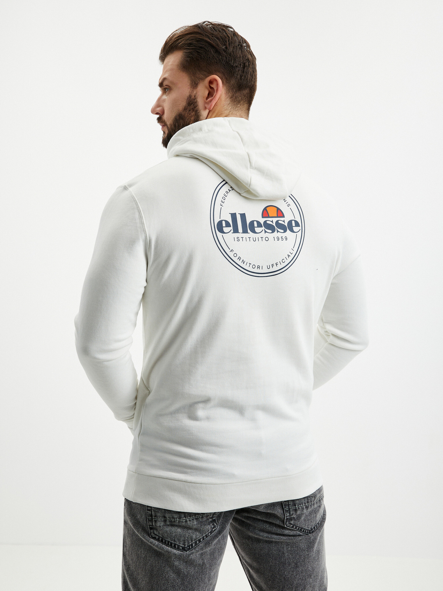 Ellesse Sweatshirt Byal - Pepit.bg