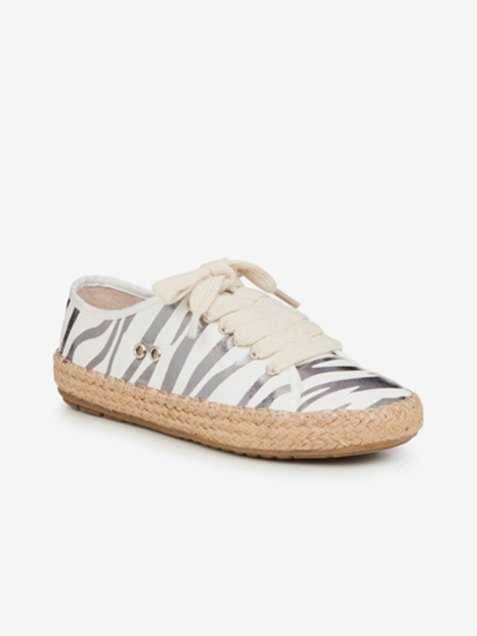 EMU Australia Agonis Zebra White Sneakers Byal - Pepit.bg