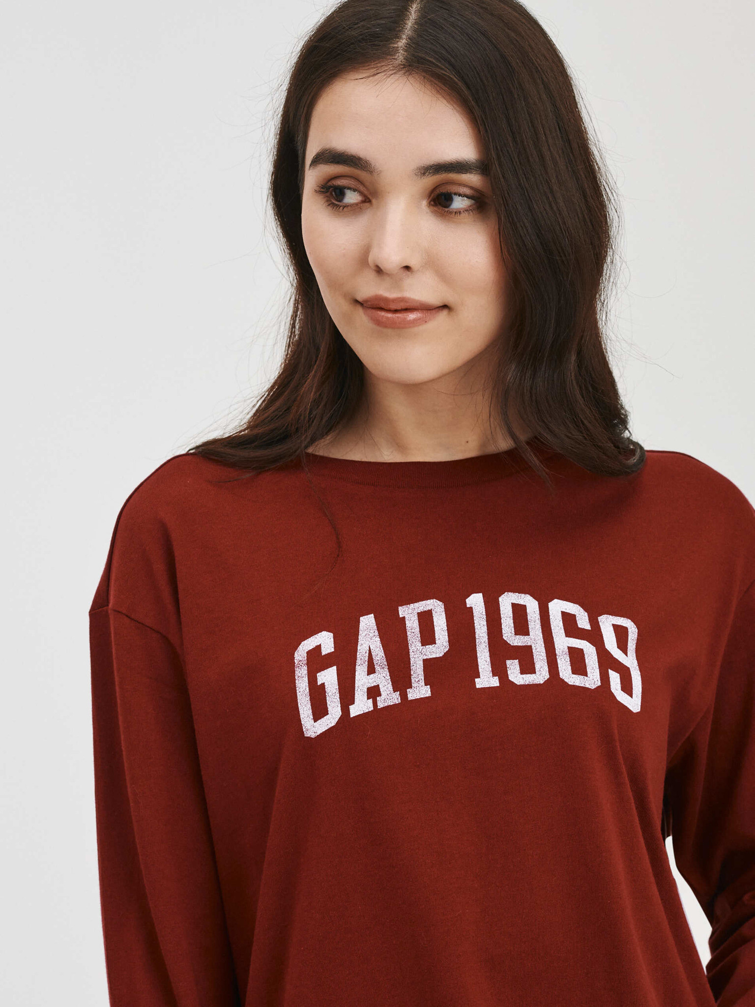 GAP 1969 T-shirt Cherven - Pepit.bg