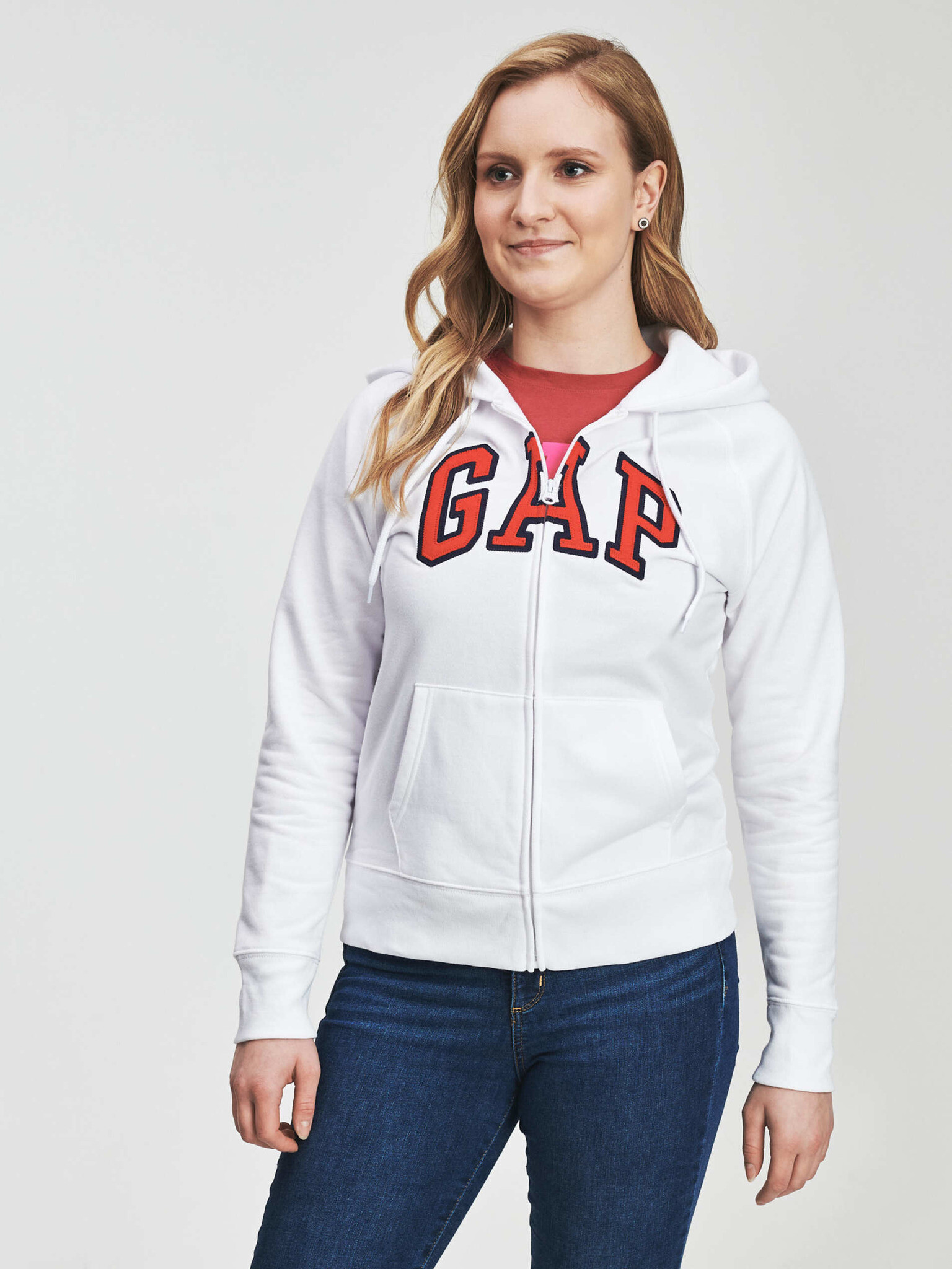 GAP Sweatshirt Byal - Pepit.bg