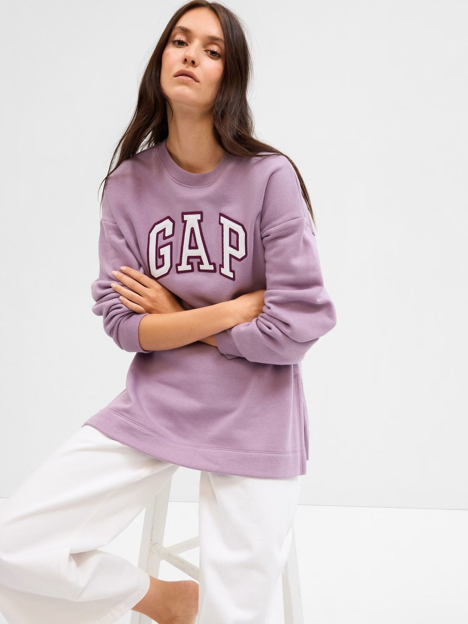 GAP Sweatshirt Lilav - Pepit.bg